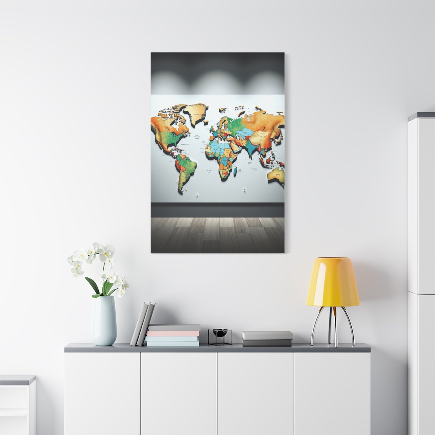 World Map Art Luxury Canvas Wall Art & Canvas Print