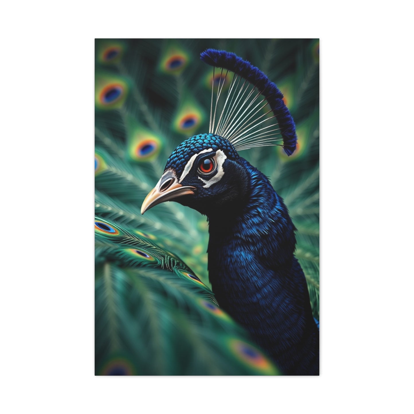 Peacock Art Refined Canvas Wall Art & Canvas Print