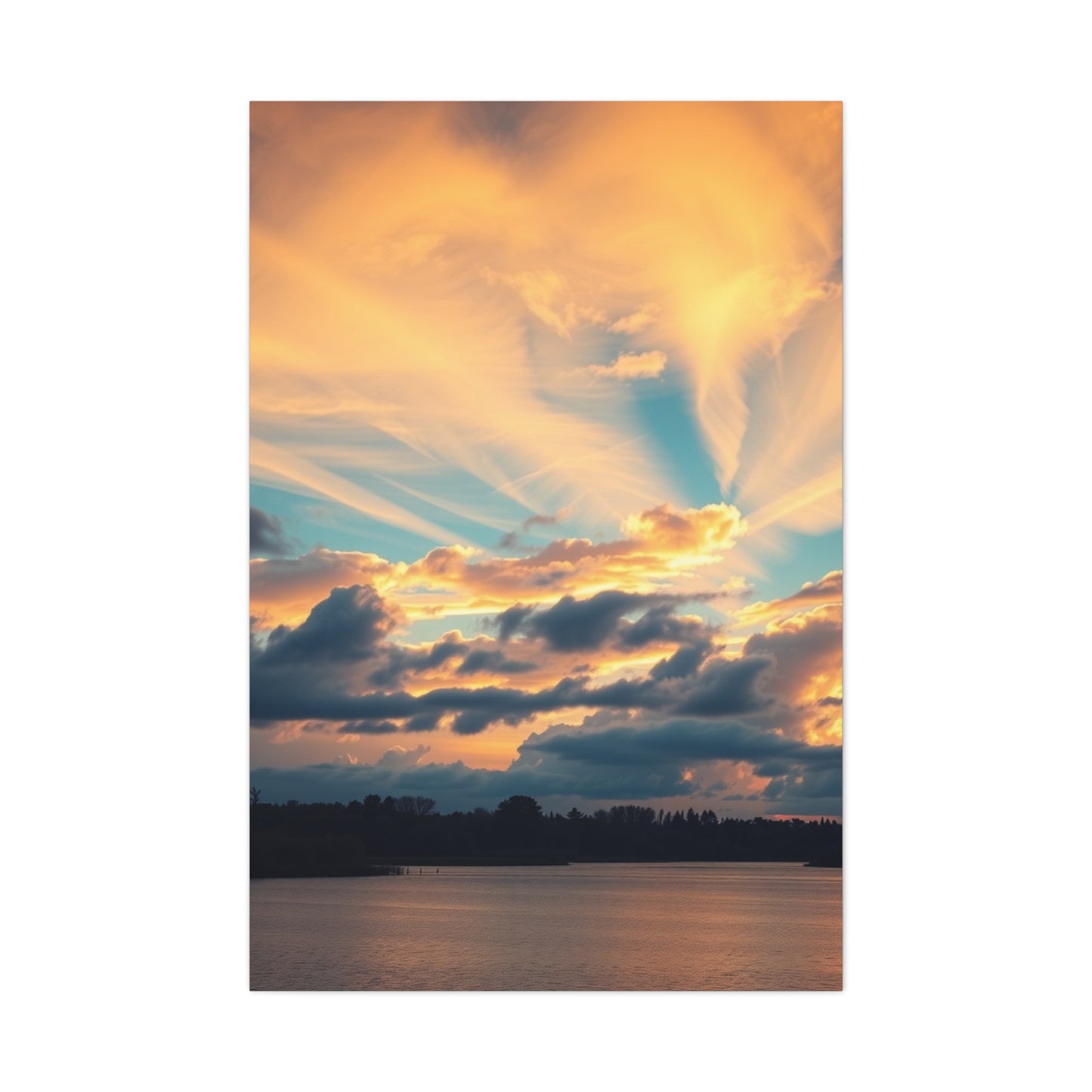 Michigan Sky Media Art Luxury Canvas Wall Art & Canvas Print