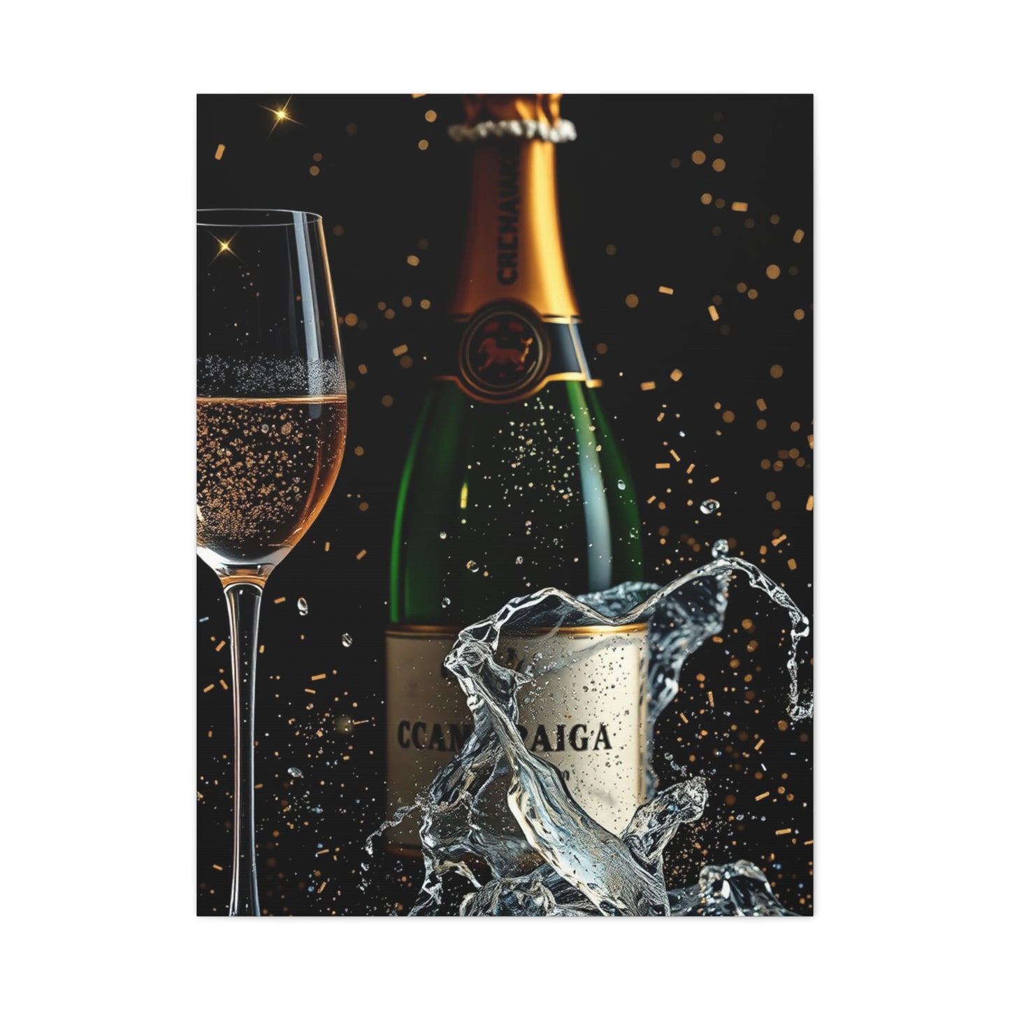 Champagne Art Supreme Gallery Wall Art & Canvas Print