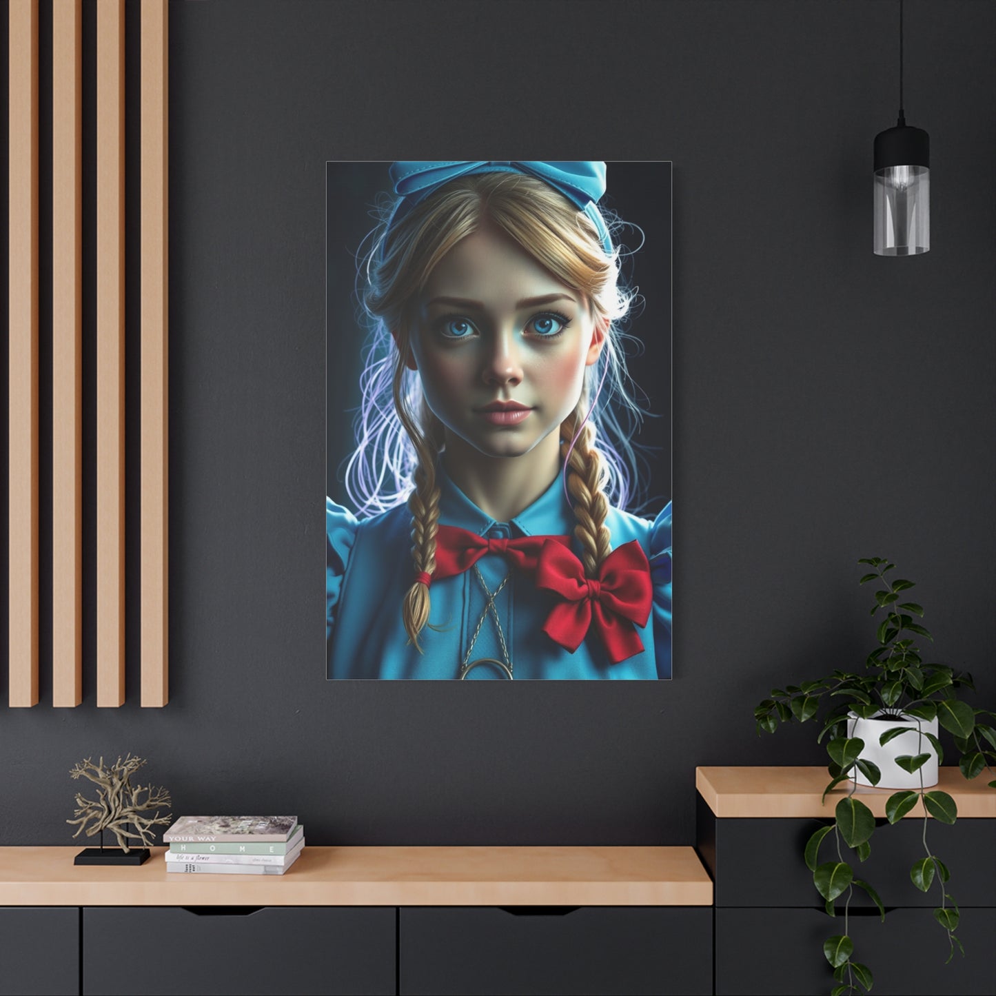 Masterpiece Alice In Wonderland Characters Art Vision Wall Art & Canvas Print