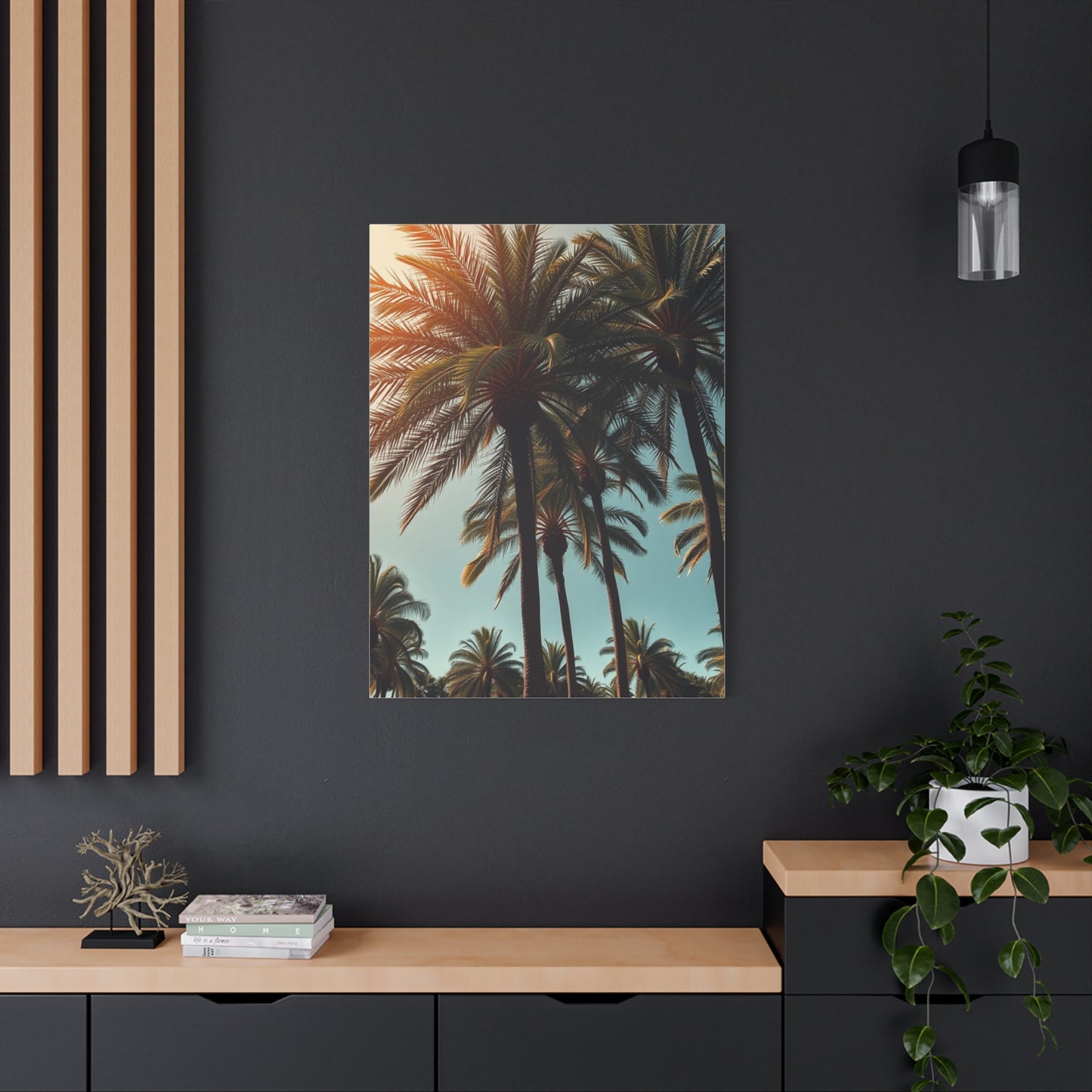 Elegant Fronds Panorama Wall Art & Canvas Print