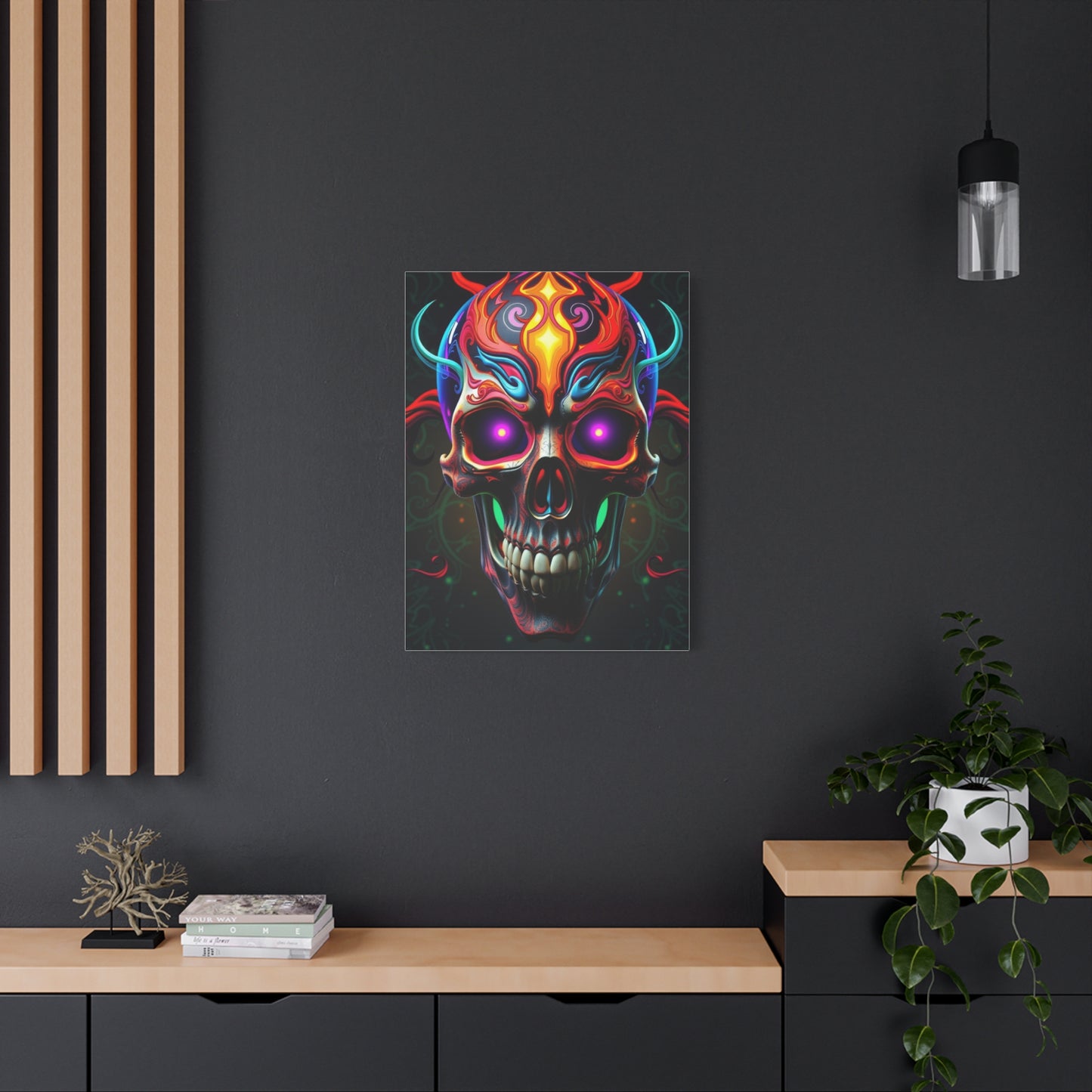 Luxury 3D Trippy Skull Art By Ali Gulec Art Collection Wall Art & Canvas Print
