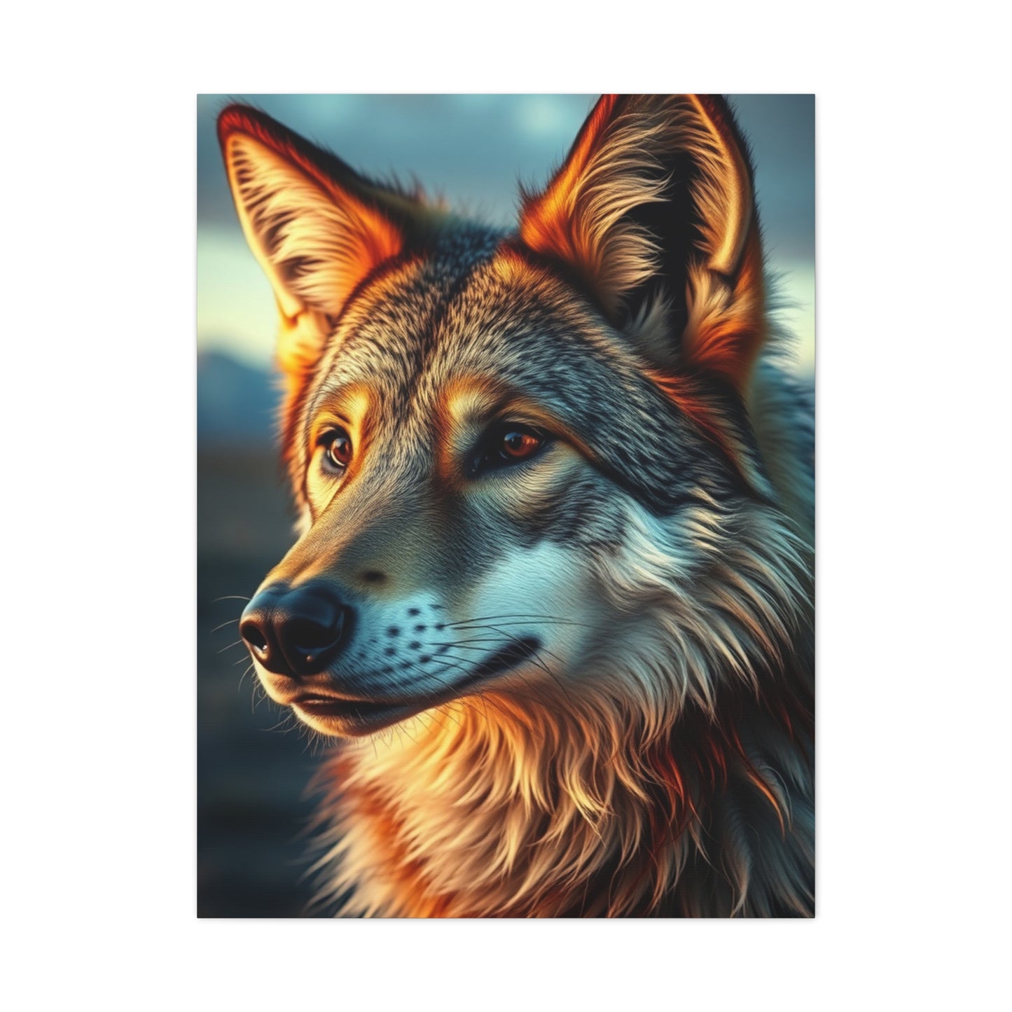 Masterpiece Coyote Art Vision Wall Art & Canvas Print