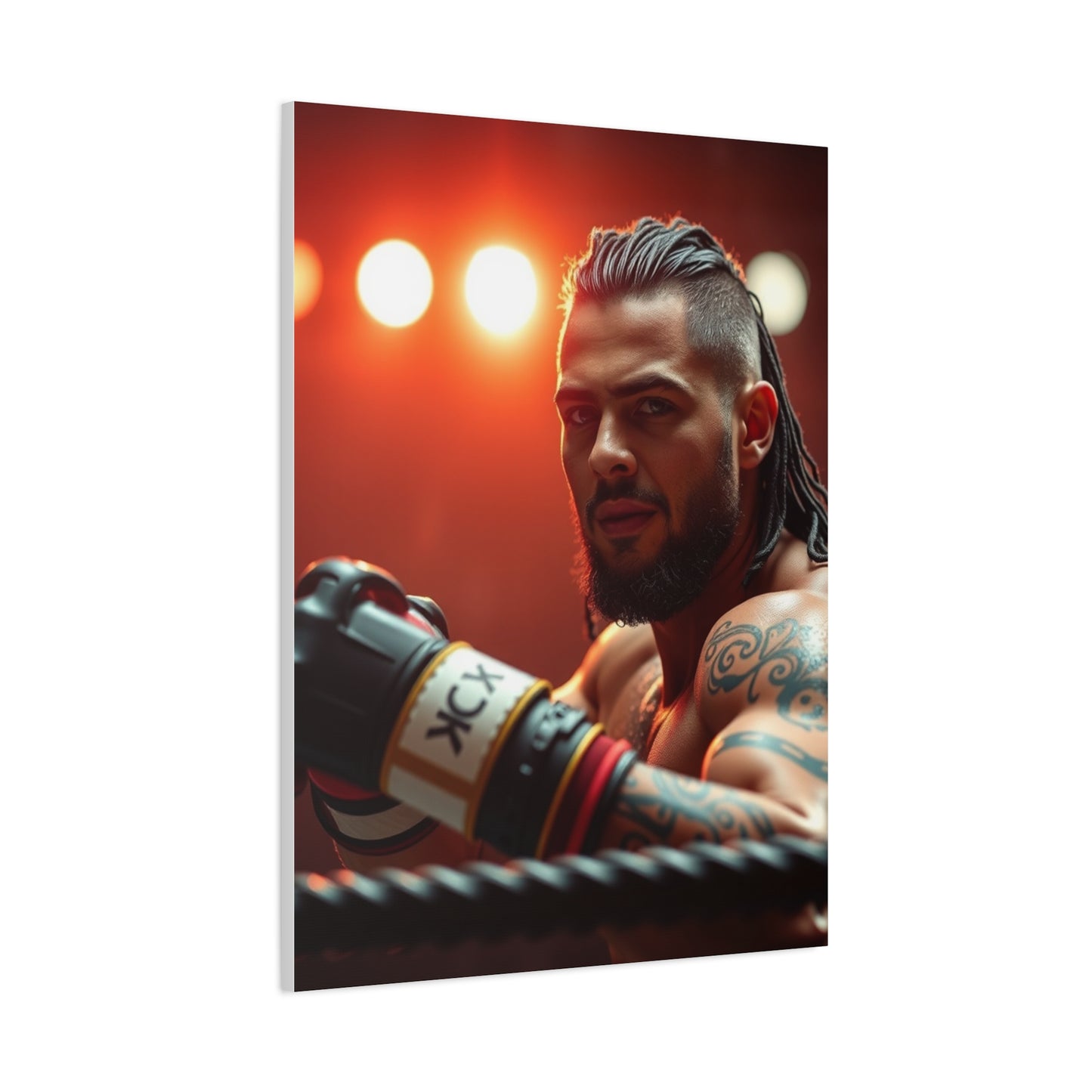Vision Wrestling Art Art Wall Art & Canvas Print
