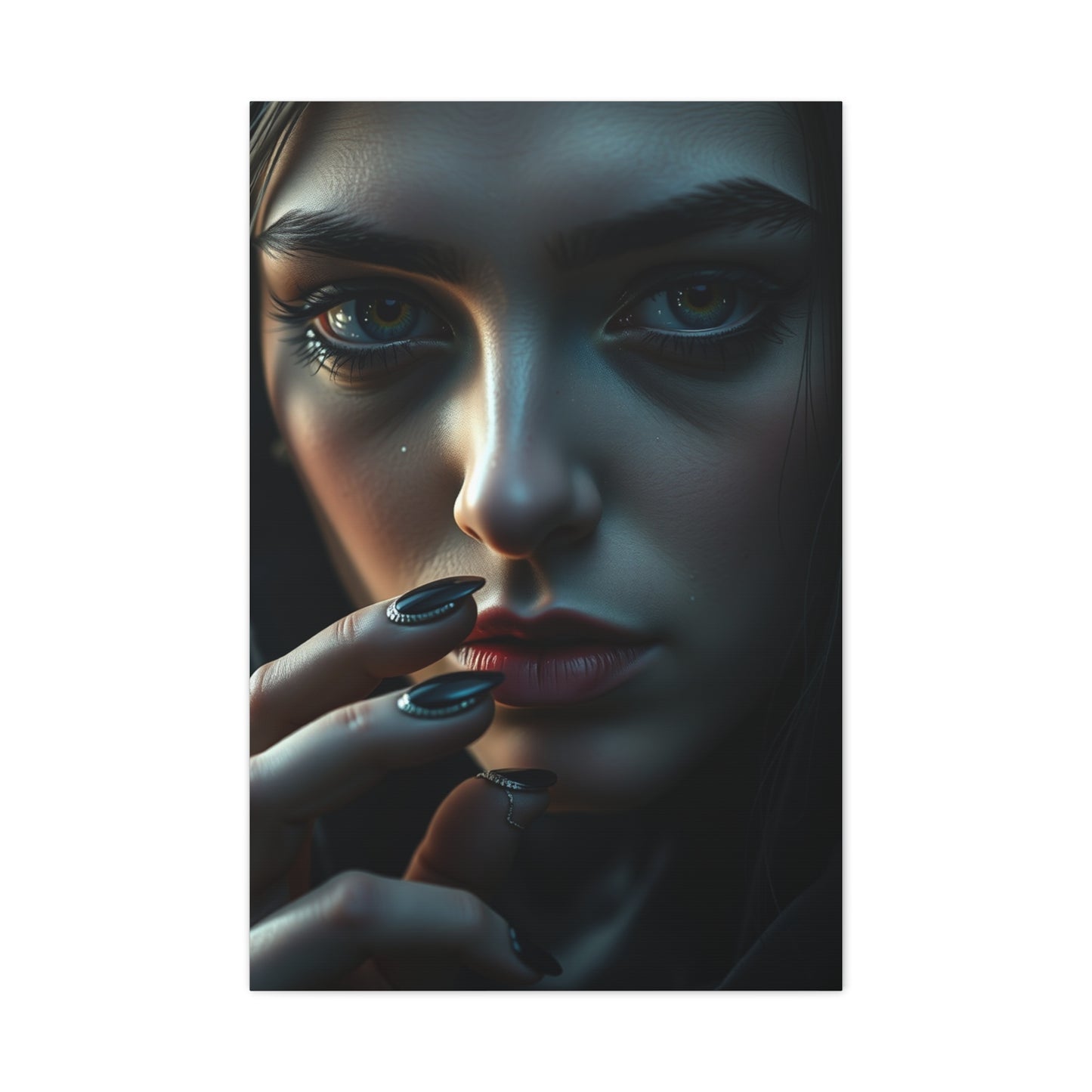 Ebon Veil Canvas Wall Art & Canvas Print