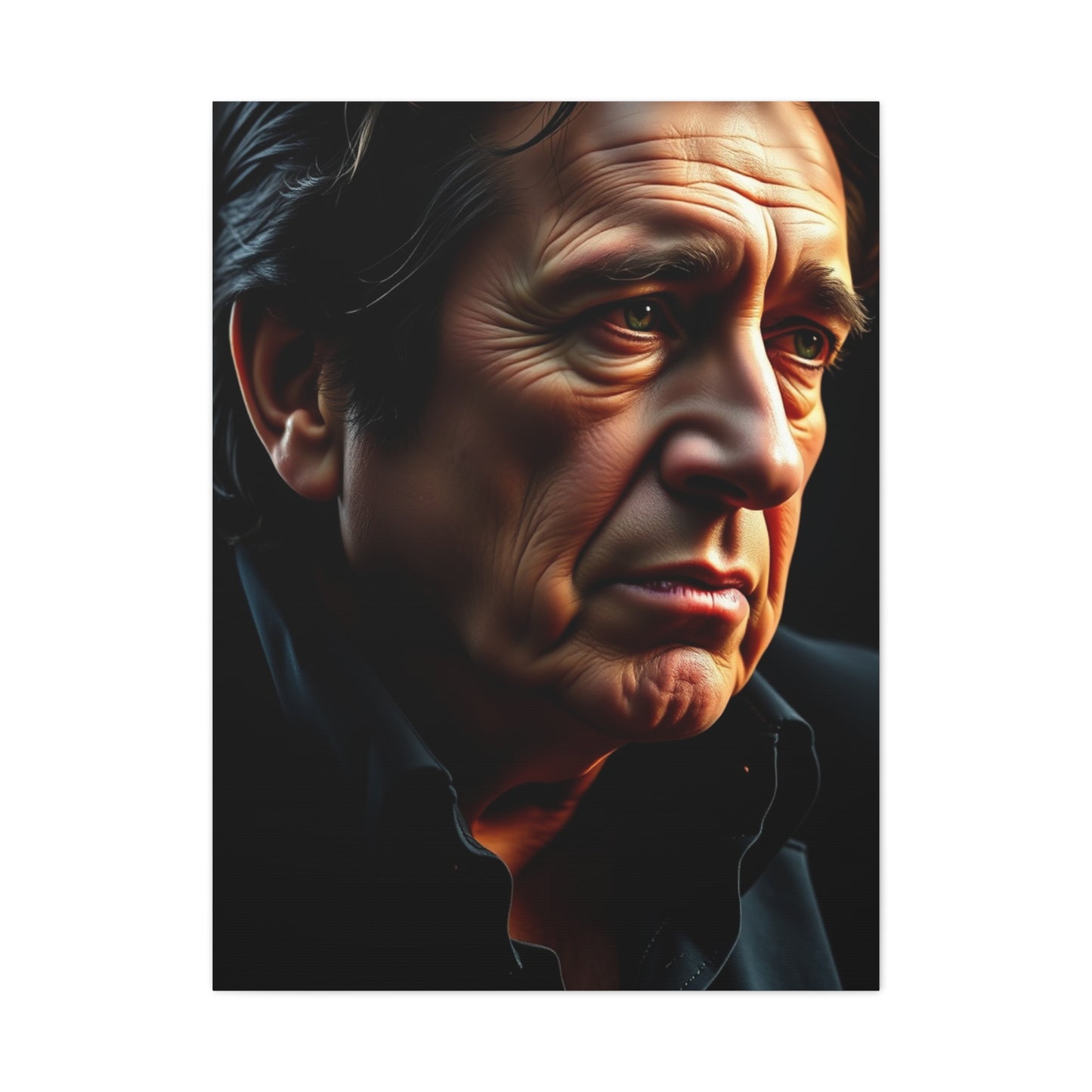 Vision Johnny Cash Art Art Wall Art & Canvas Print