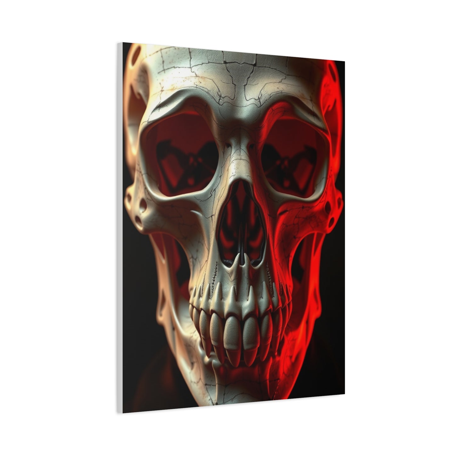 Celestial Cranium Elegance Wall Art & Canvas Print