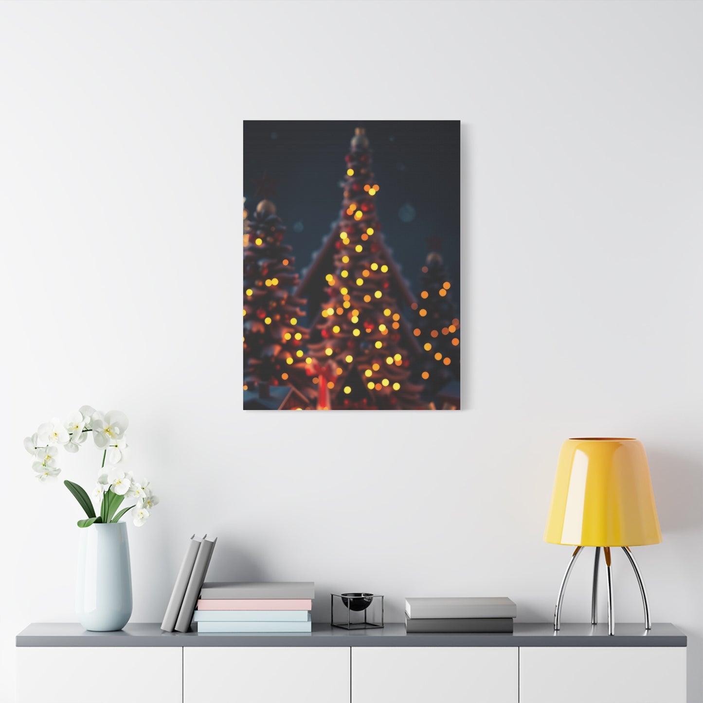 Vision Black Christmas Art Art Wall Art & Canvas Print