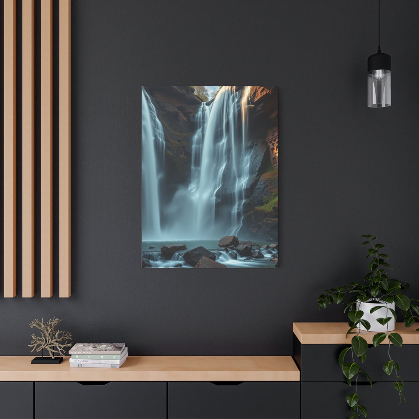 Ethereal Torrent Composition Wall Art & Canvas Print