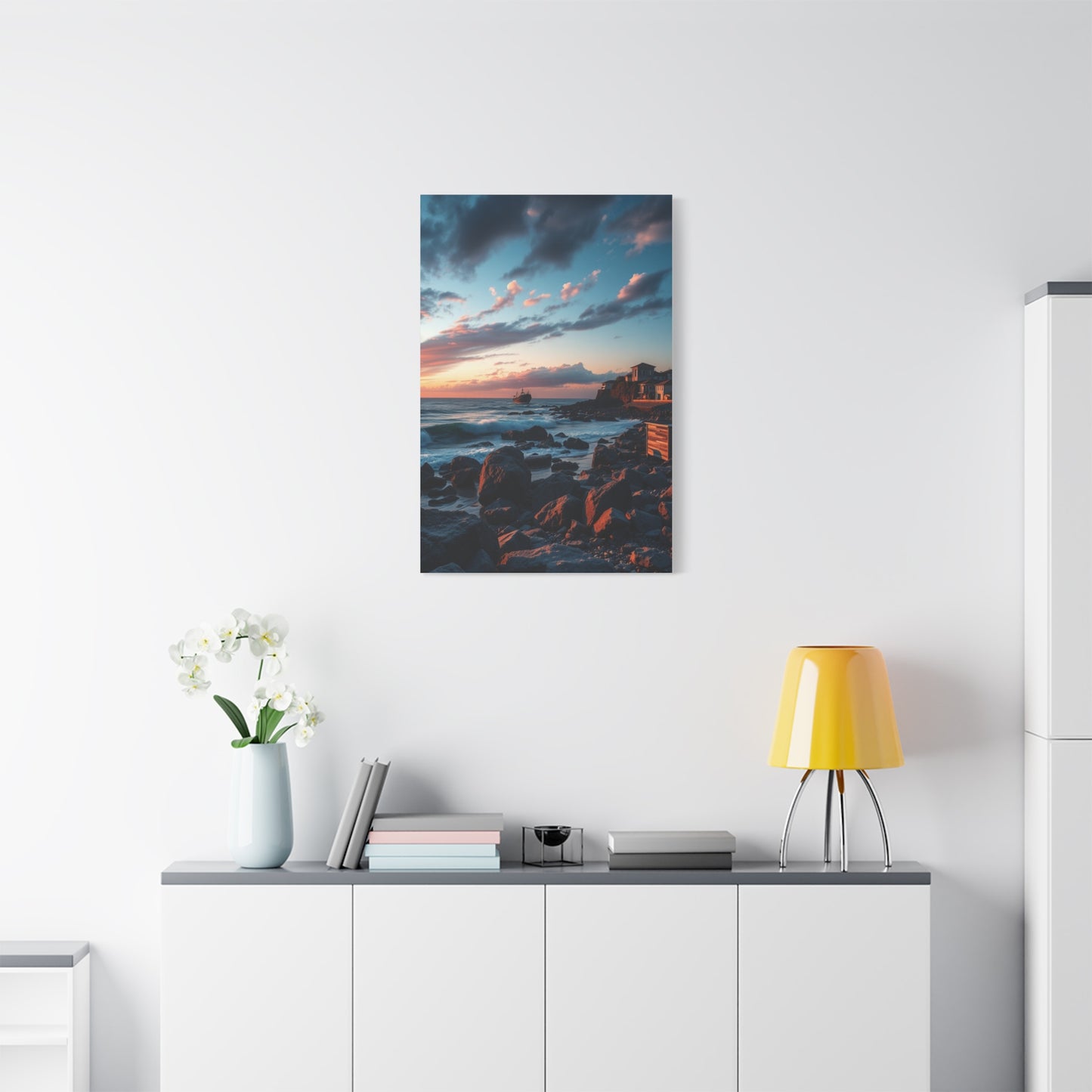 Azure Horizon Panorama Wall Art & Canvas Print