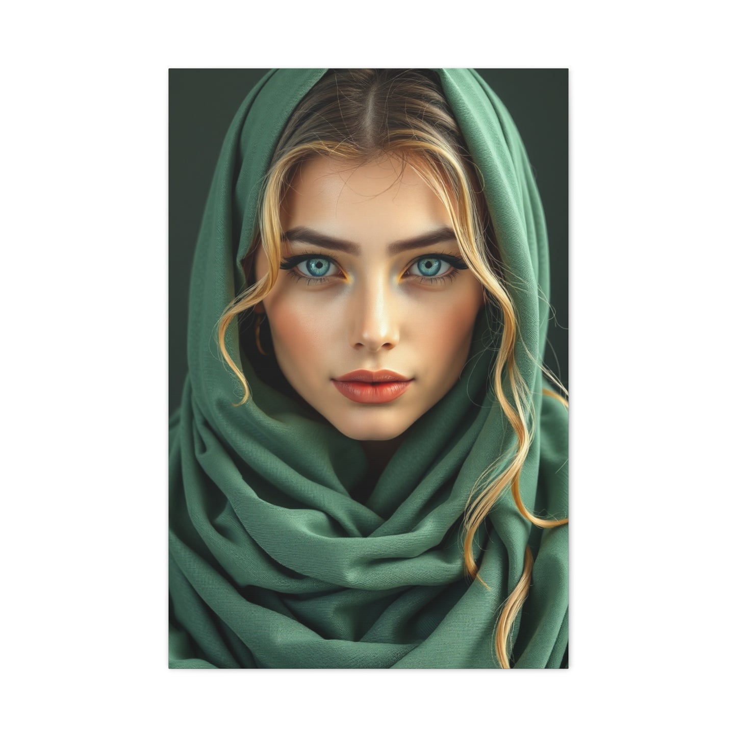 Vision Sage Green Art Art Wall Art & Canvas Print