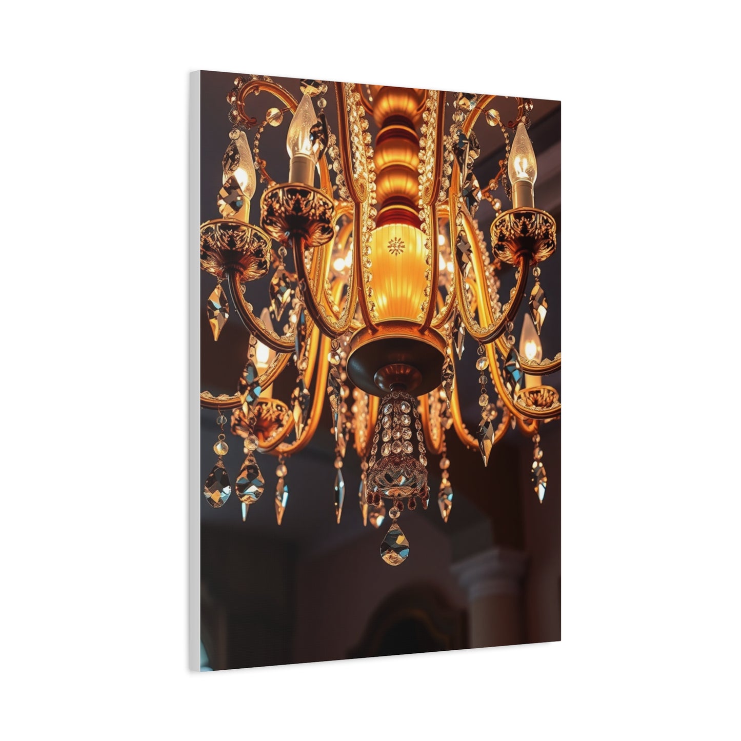 Chandelier Art Refined Canvas Wall Art & Canvas Print