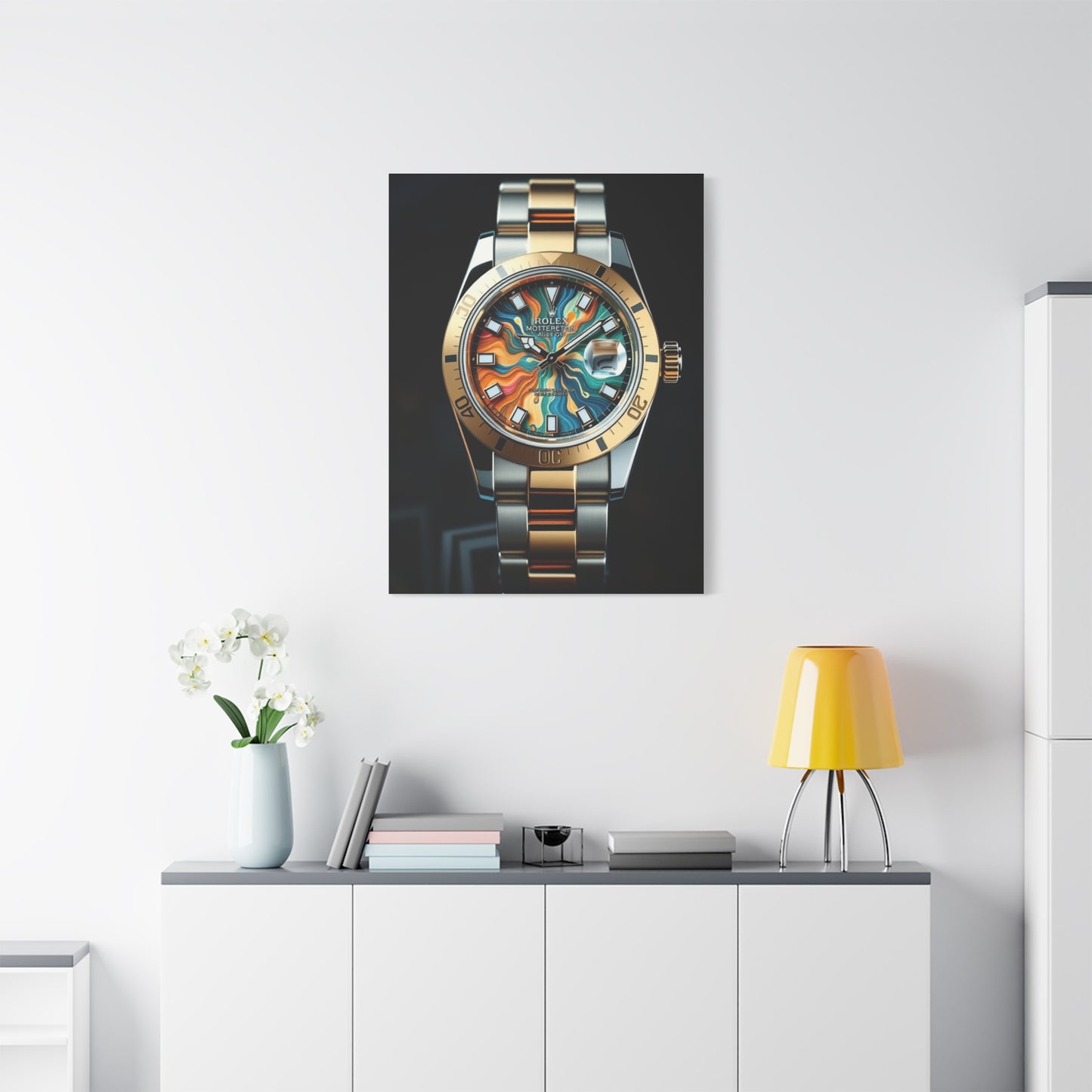 Refined Timekeeper Art Wall Art & Canvas Print