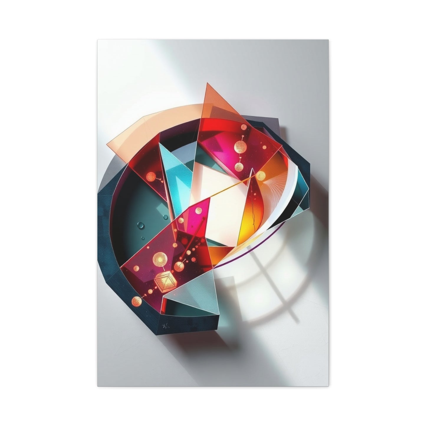 Celestial Symmetry Canvas wall art & canvas print