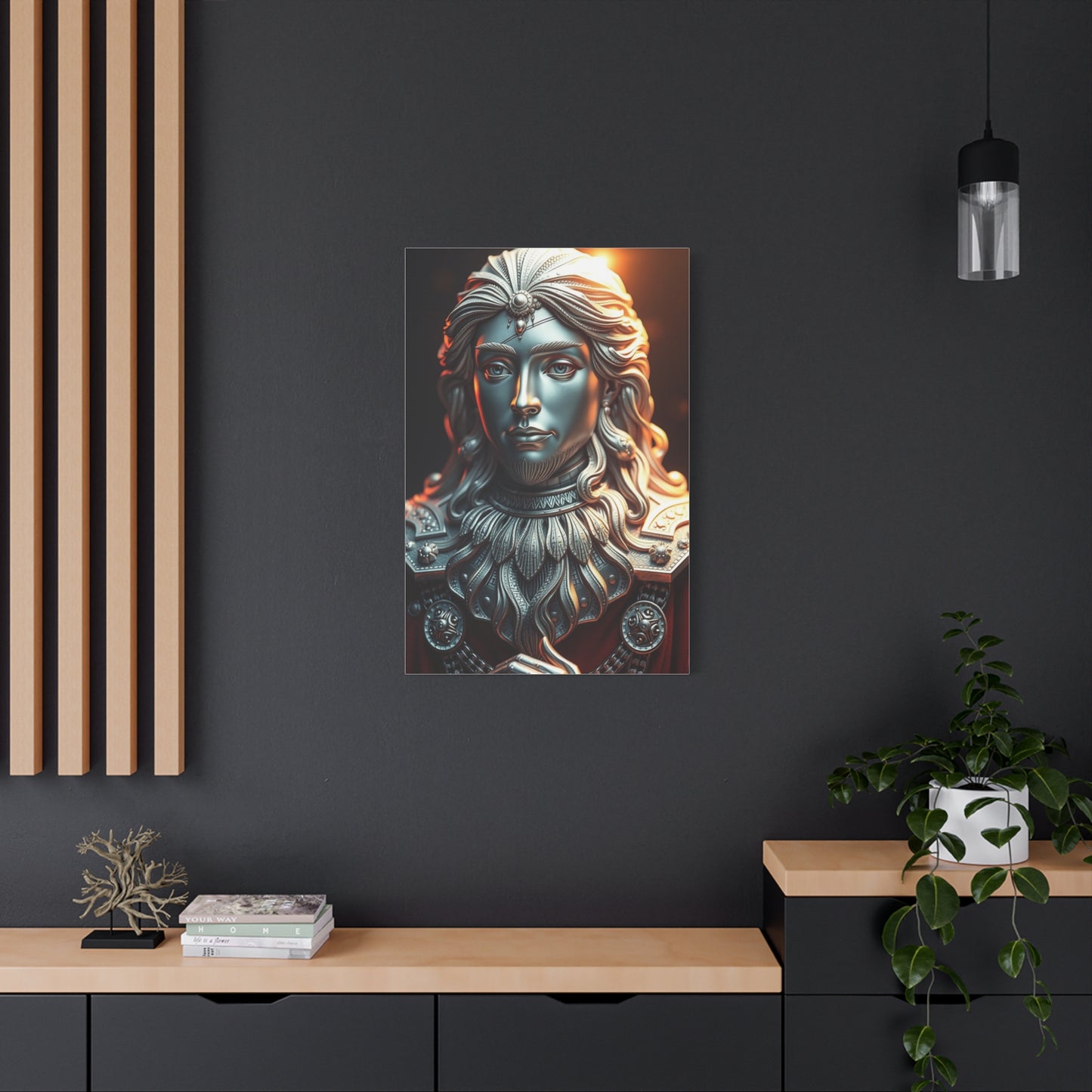 Argent Elegance Canvas wall art & canvas print