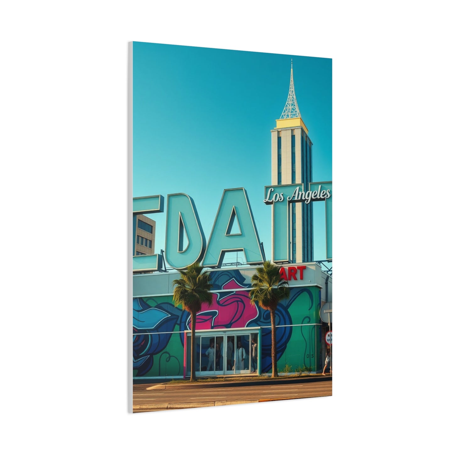 Vision Los Angeles Art Art Wall Art & Canvas Print