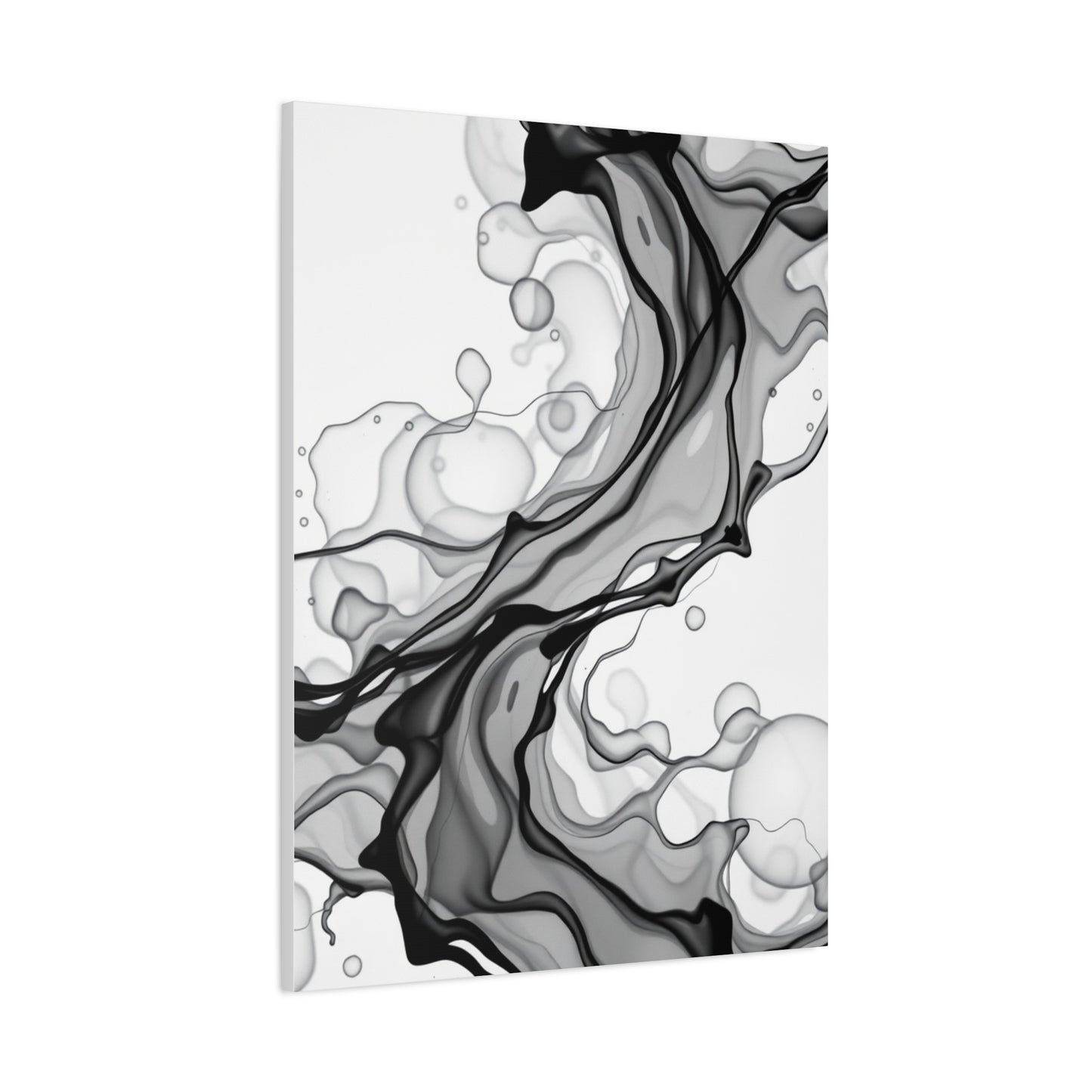 Elite Black and White Abstract Art Vision Wall Art & Canvas Print