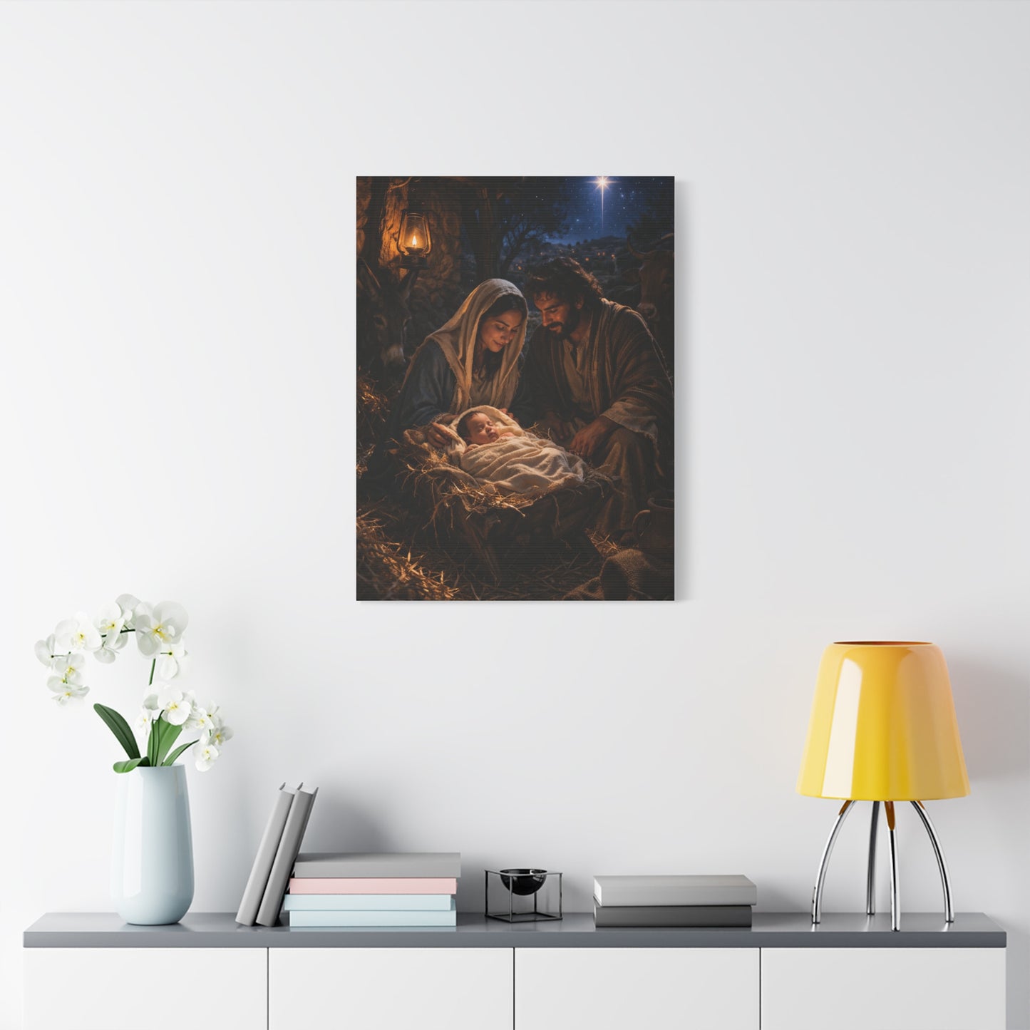 Nativity of Christ Holy Night Wall Art & Canvas Print