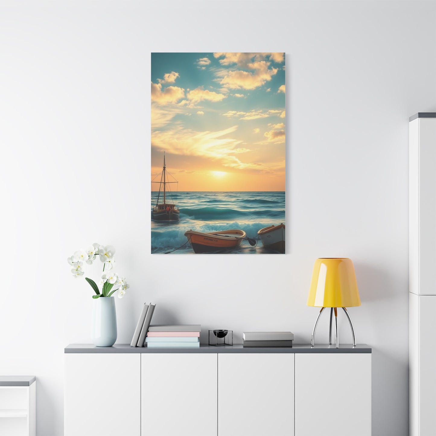 Modern Shores Opulence Wall Art & Canvas Print