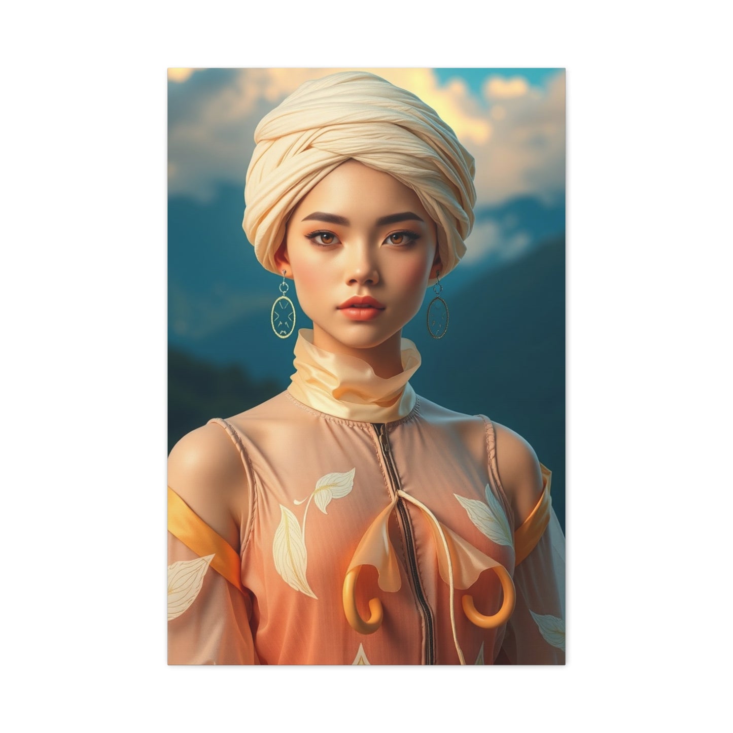 Opulent Leafscape Display Wall Art & Canvas Print