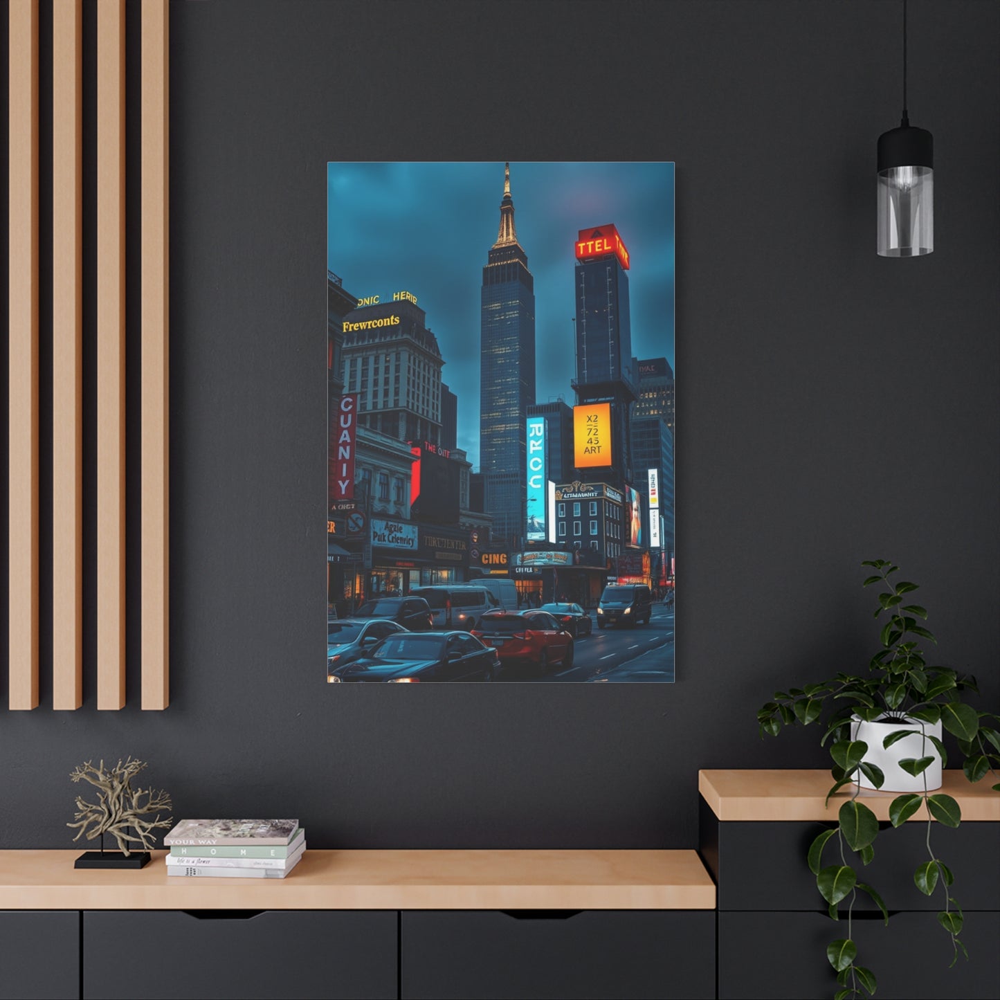 Cityscape Symphony Canvas Wall Art & Canvas Print