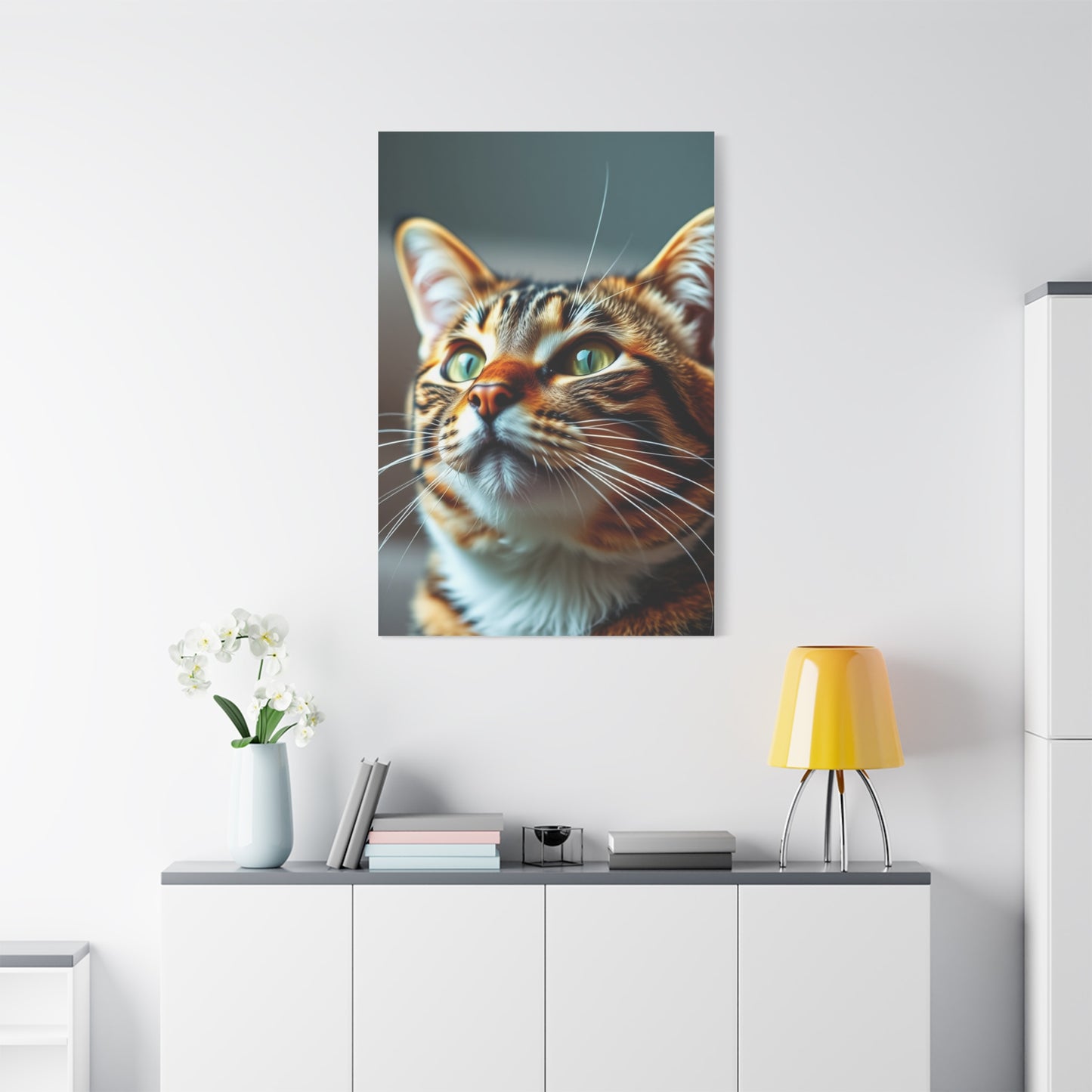 Supreme Tabby Cat Art Collection Wall Art & Canvas Print