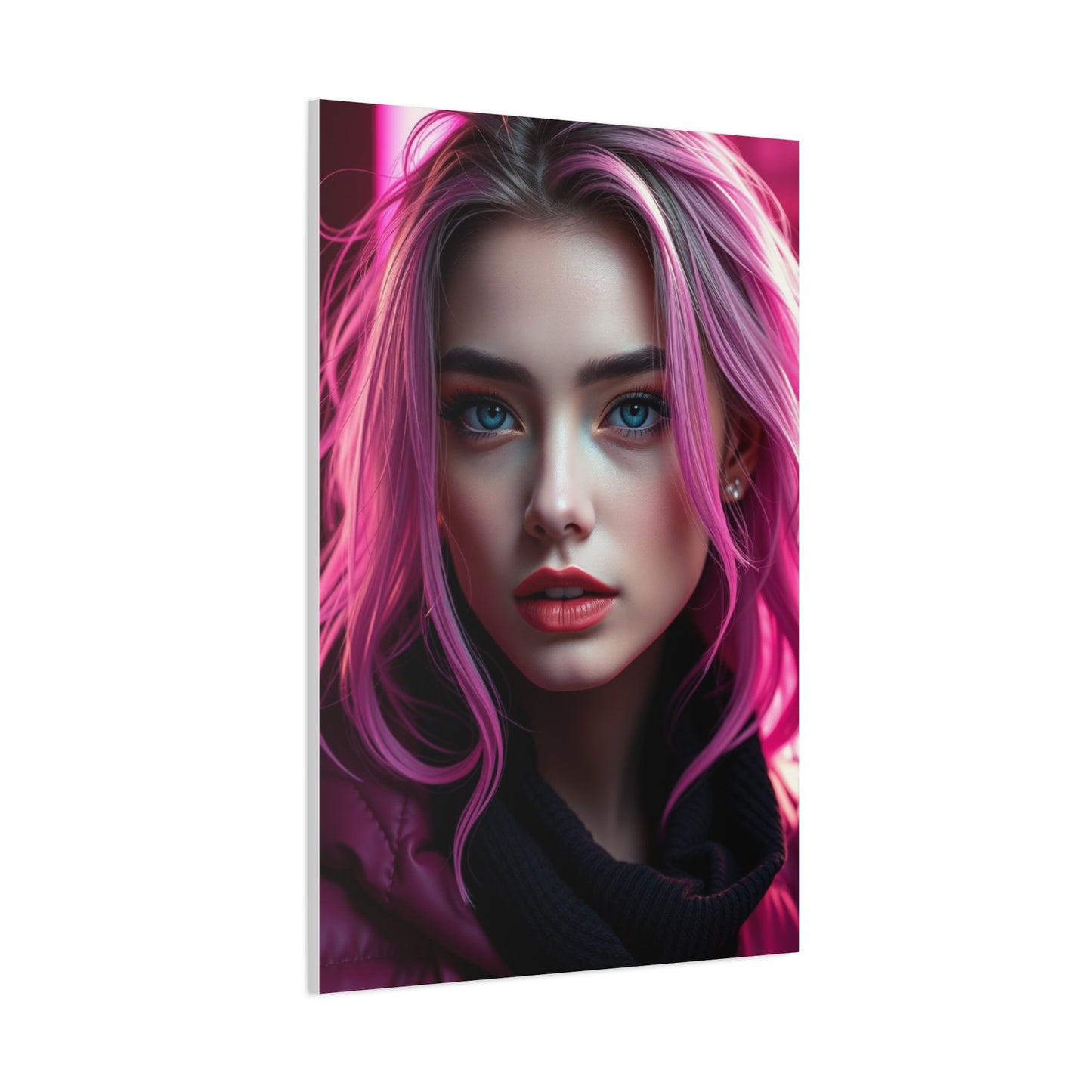 Chic Fuchsia Tapestry Wall Art & Canvas Print