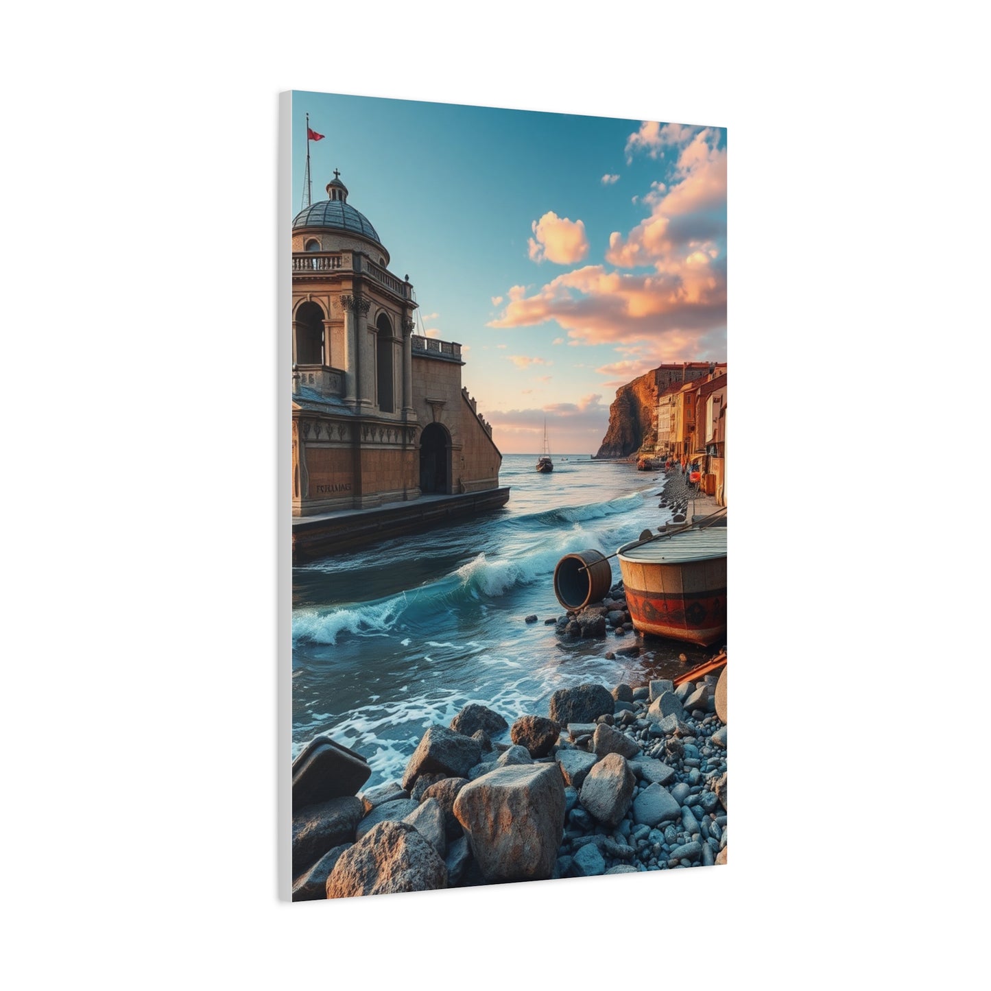 Oceanic Elegance Canvas Wall Art & Canvas Print