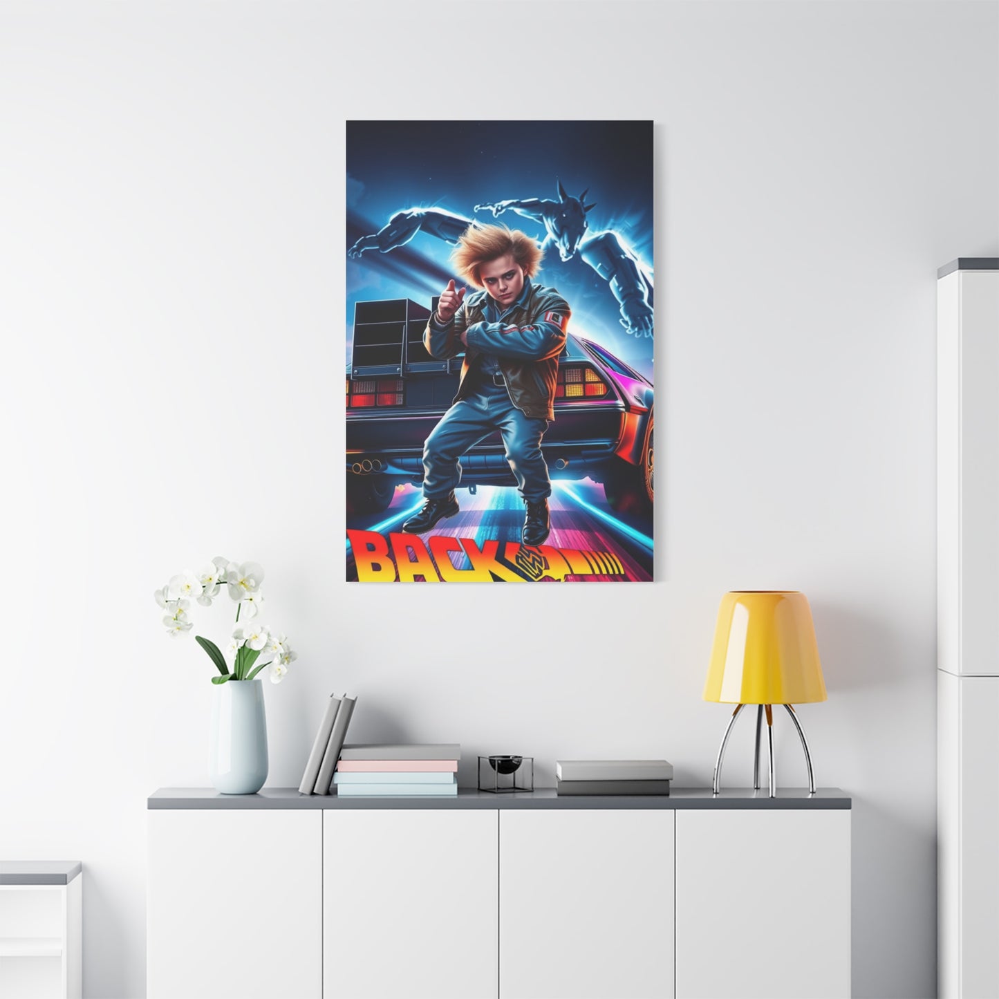 Masterpiece Back to the Future Art Vision Wall Art & Canvas Print