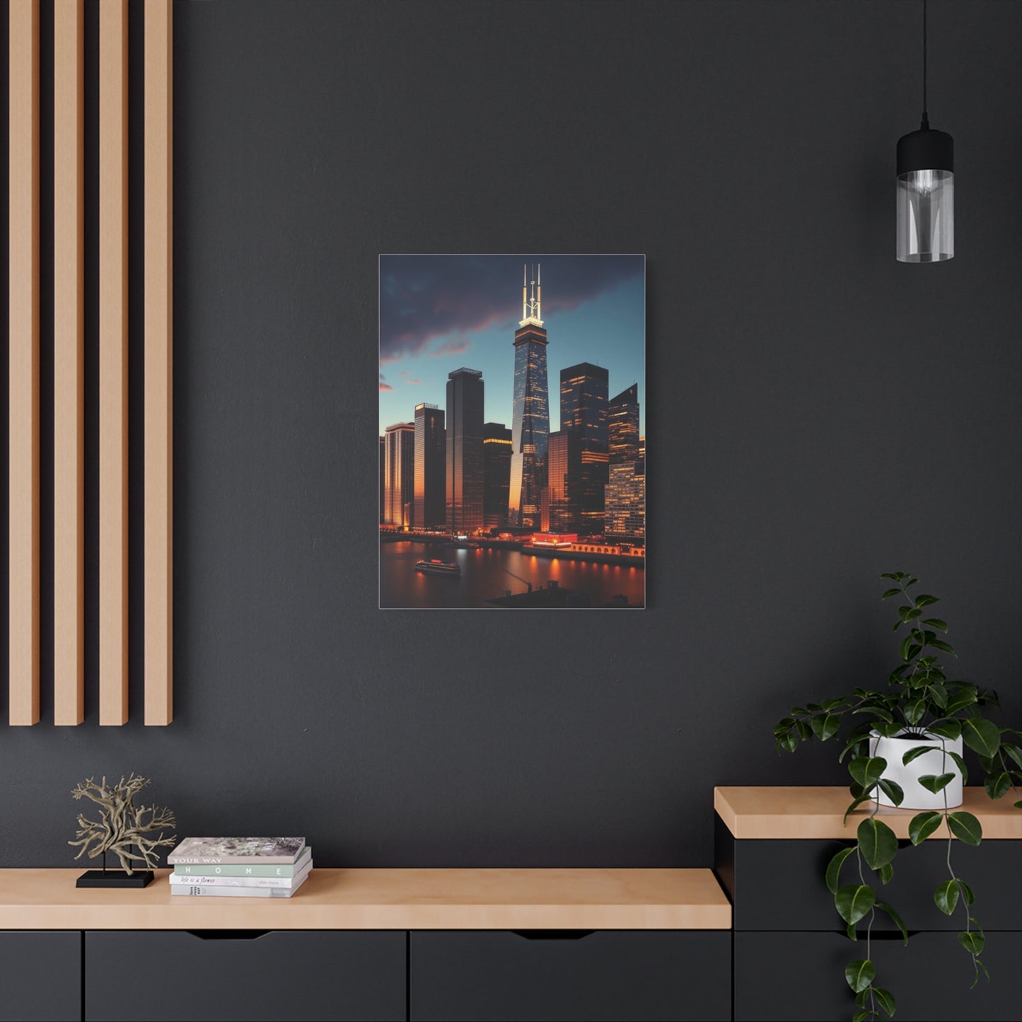 Chicago Skylines Art Supreme Gallery Wall Art & Canvas Print