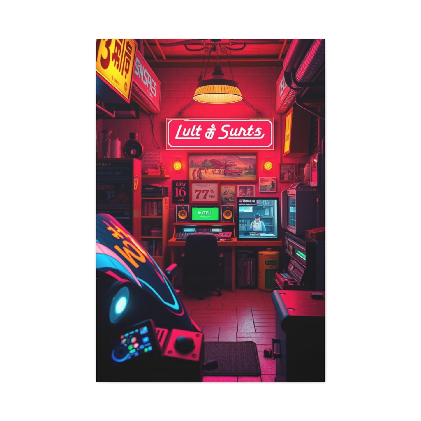 Elite 80’s Nostalgia Art Vision Wall Art & Canvas Print