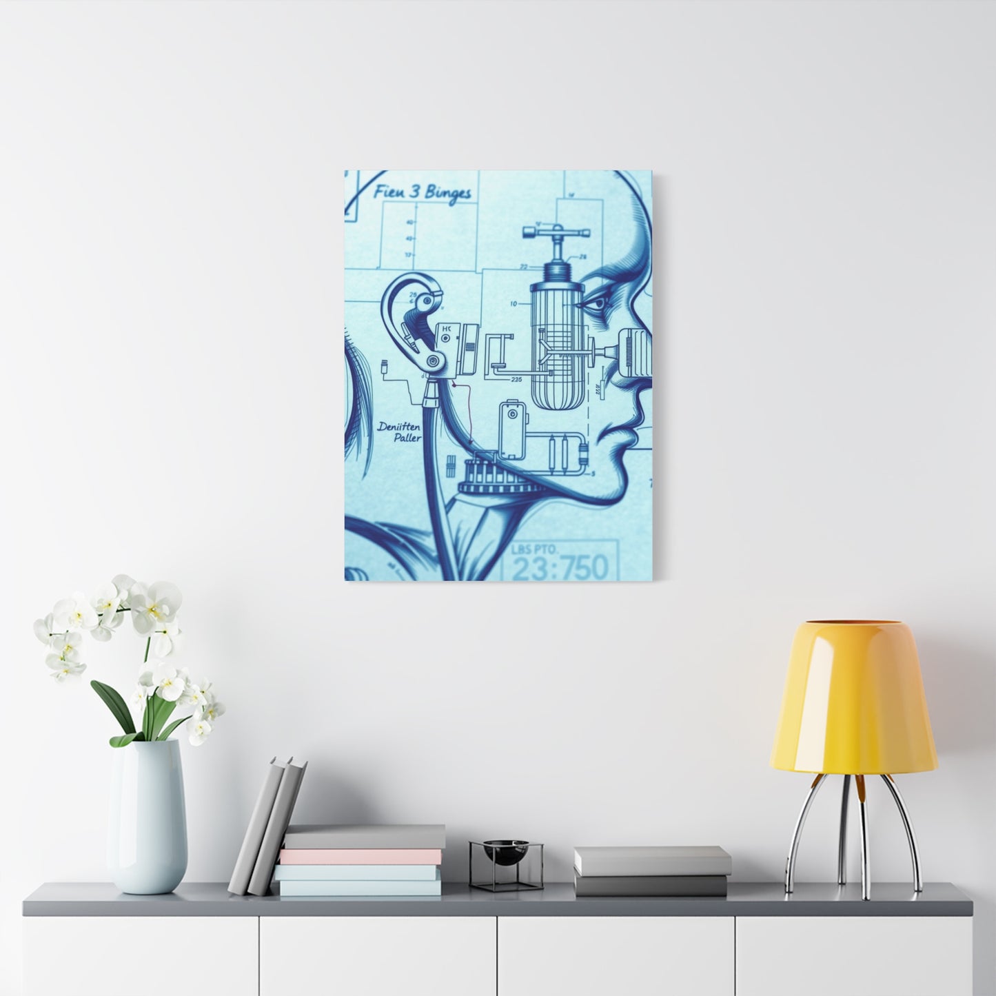 Supreme Blueprint & Patent Sketches Art Collection Wall Art & Canvas Print
