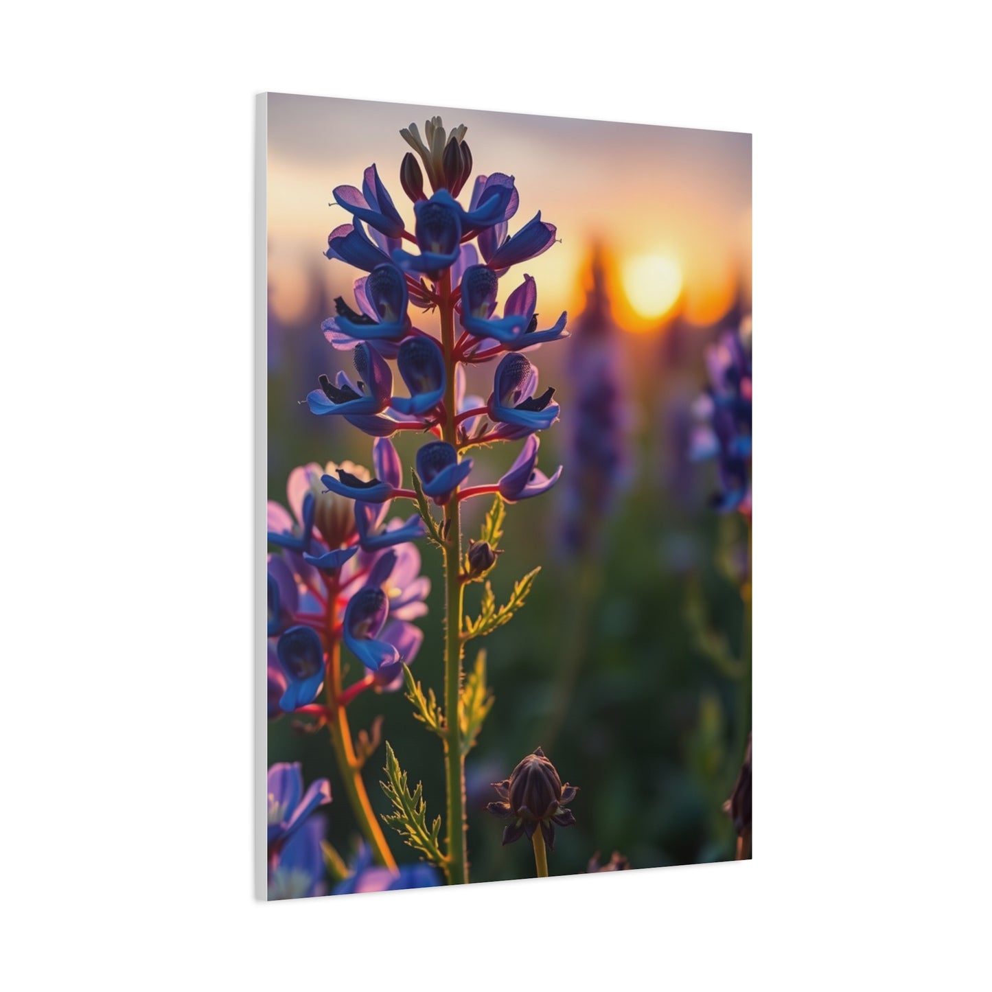 Vision Bluebonnet Flower Art Art Wall Art & Canvas Print