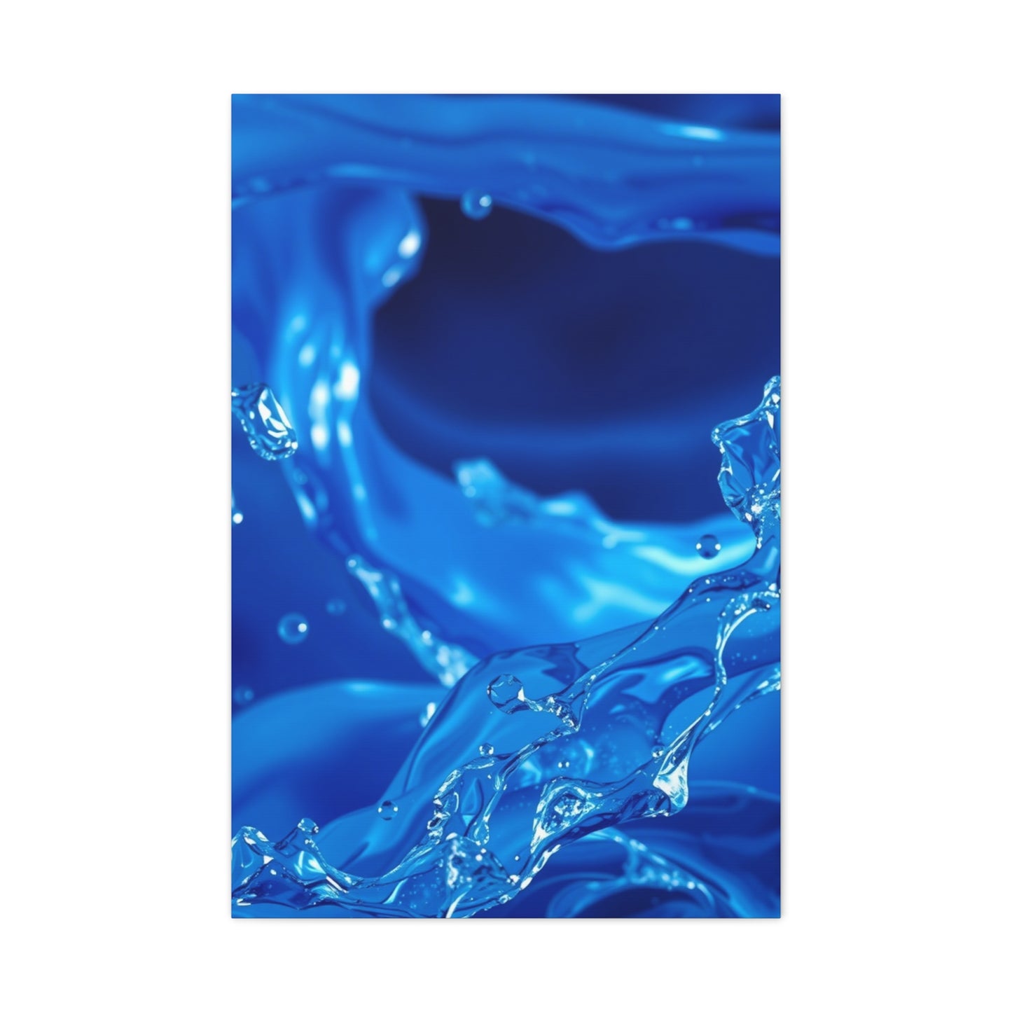 Sapphire Serenity Tableau Wall Art & Canvas Print