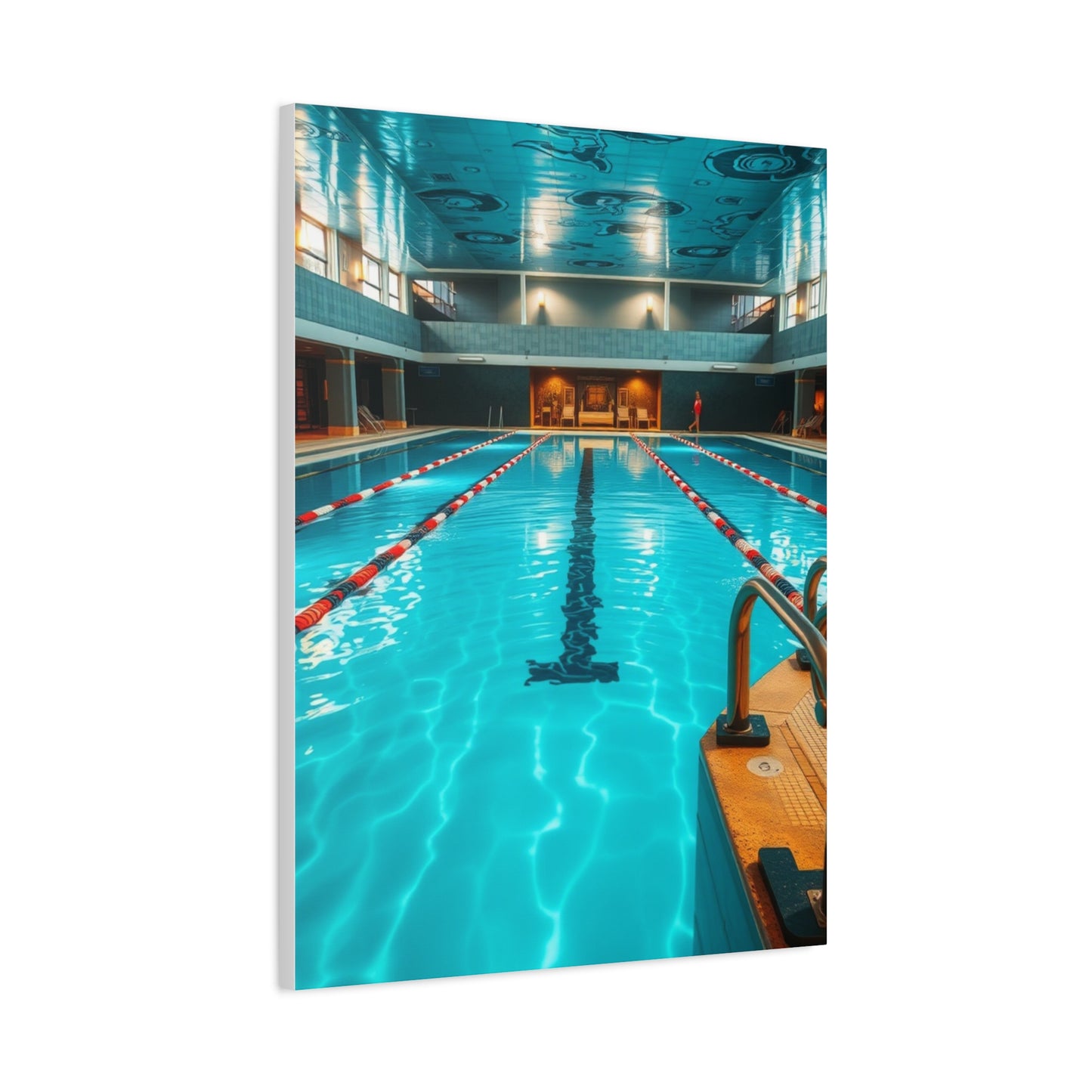 Vision Swimming Pool Art Art Wall Art & Canvas Print