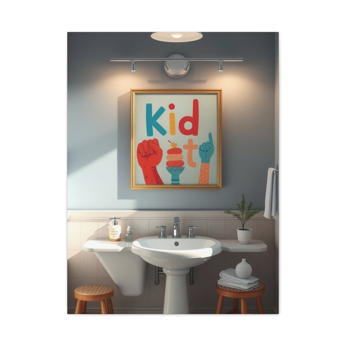Vision Kid’s Bathroom Art Art Wall Art & Canvas Print