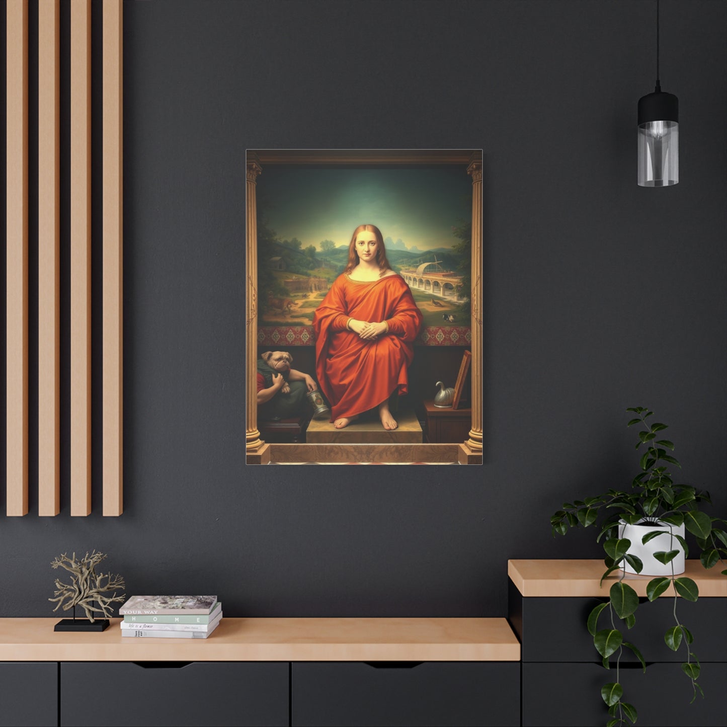 Refined Classicism Tableau Wall Art & Canvas Print