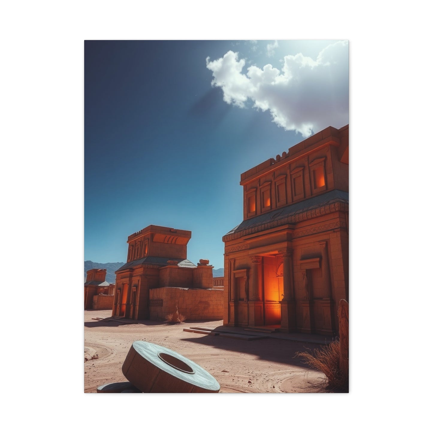 Majestic Sand Vista Wall Art & Canvas Print