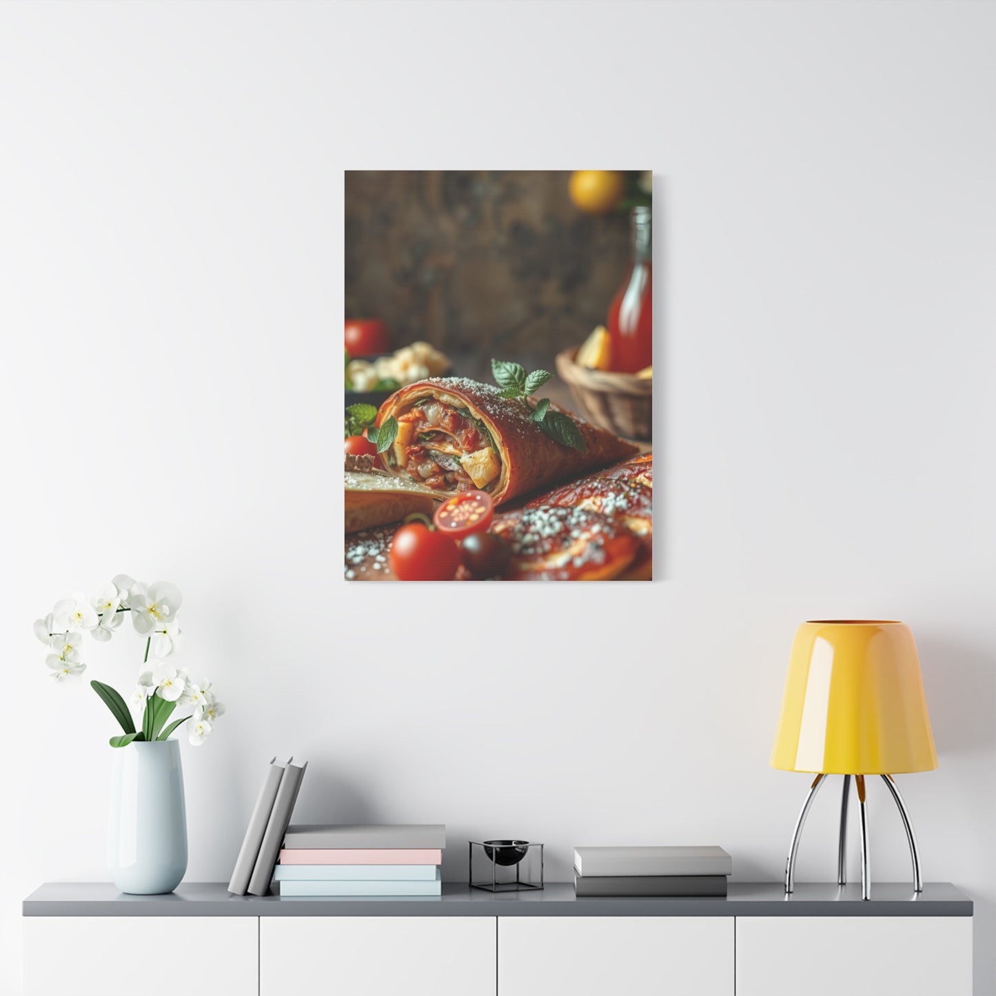 Italian Food Art Luxury Canvas Wall Art & Canvas Print