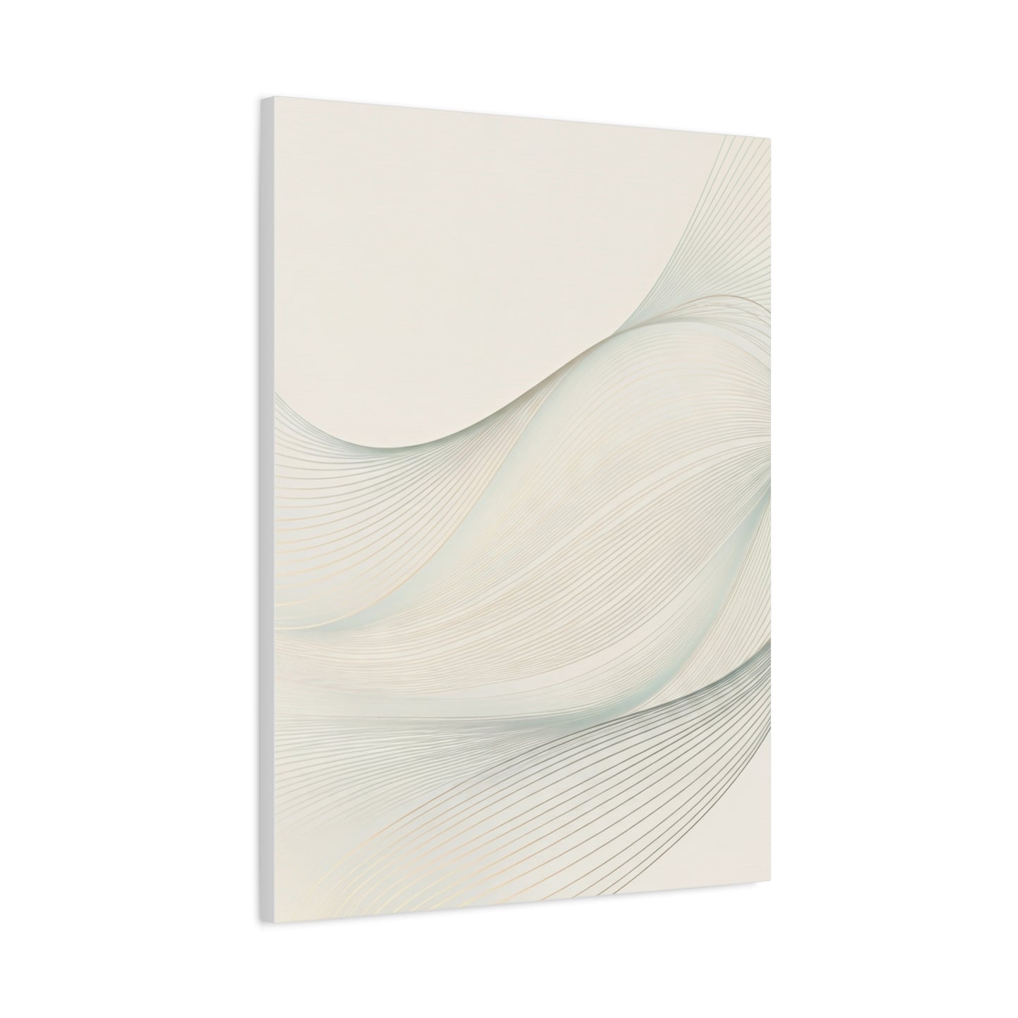 Soft Ivory Flow Texture Wall Art & Canvas Prints