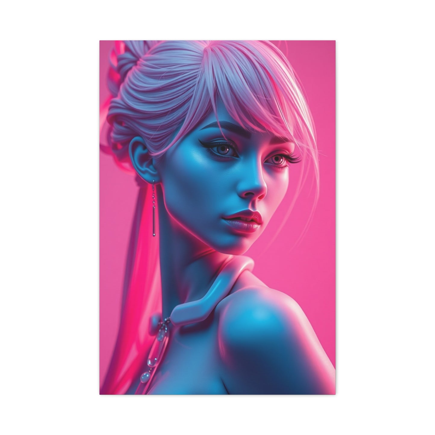 Rose Gold Illumination Canvas Wall Art & Canvas Print