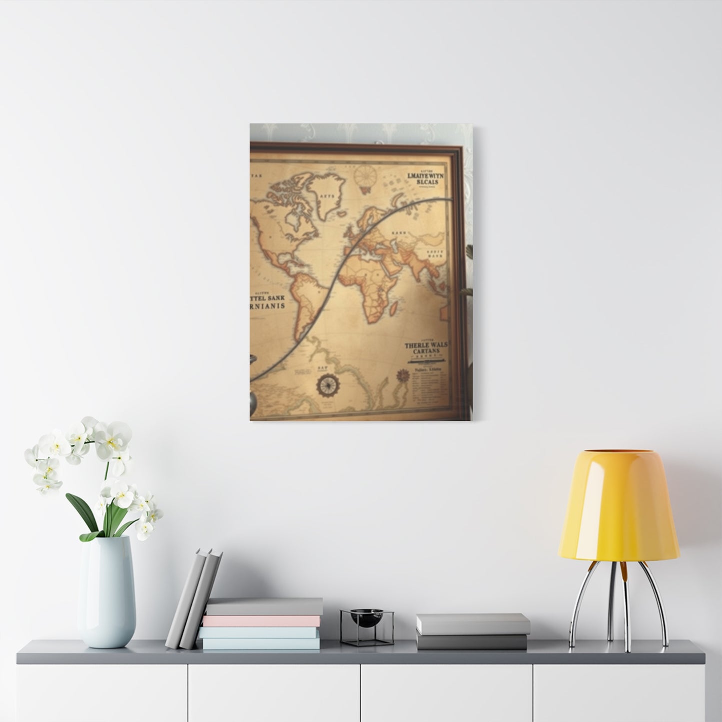Antique Maps Art Artisan Canvas Wall Art & Canvas Print