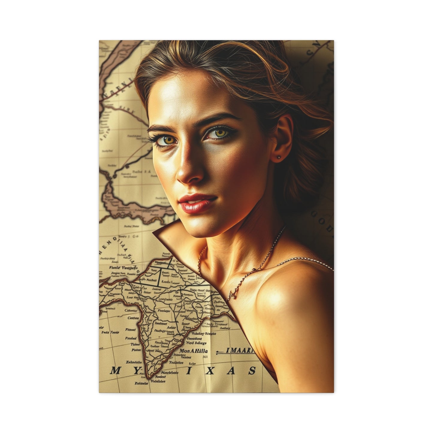 Antique Maps Art Supreme Canvas Gallery Wall Art & Canvas Print