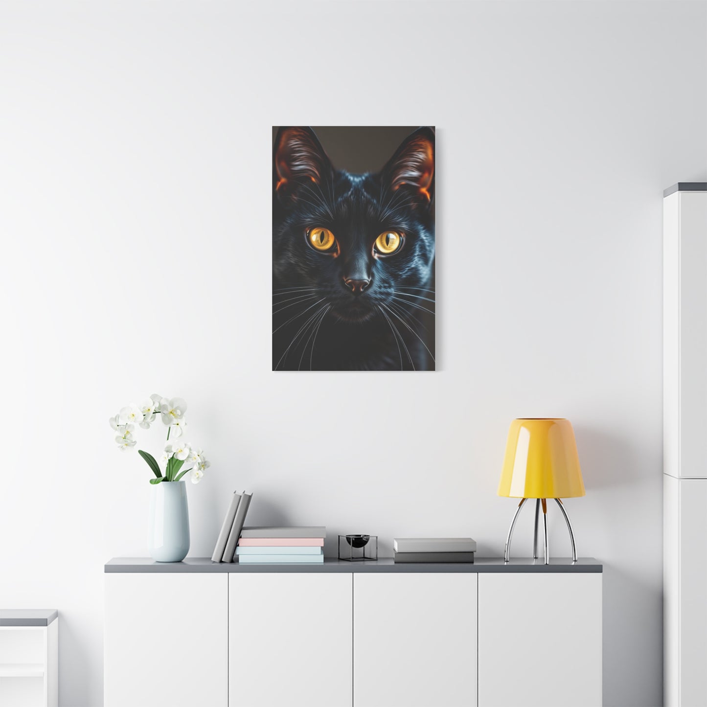 Black Cat Art Luxury Canvas Wall Art & Canvas Print