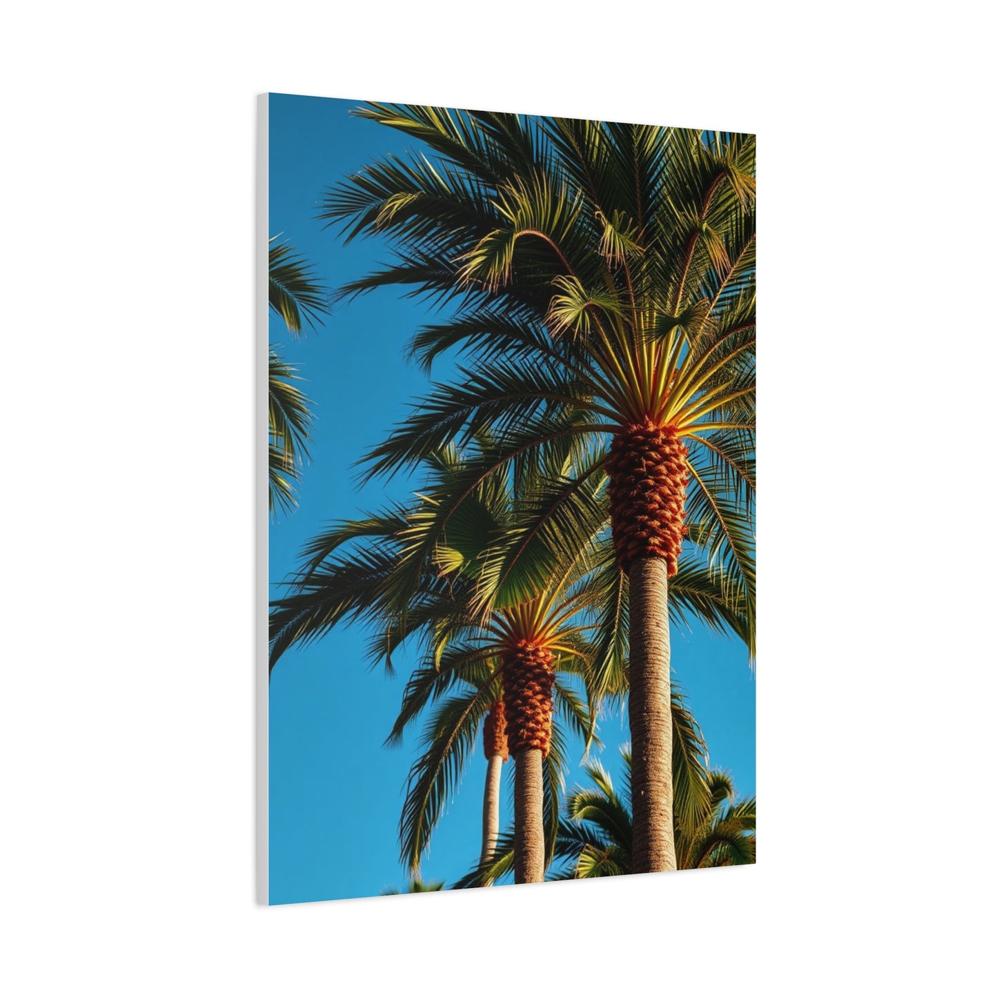 Palatial Palms Portrait Wall Art & Canvas Print