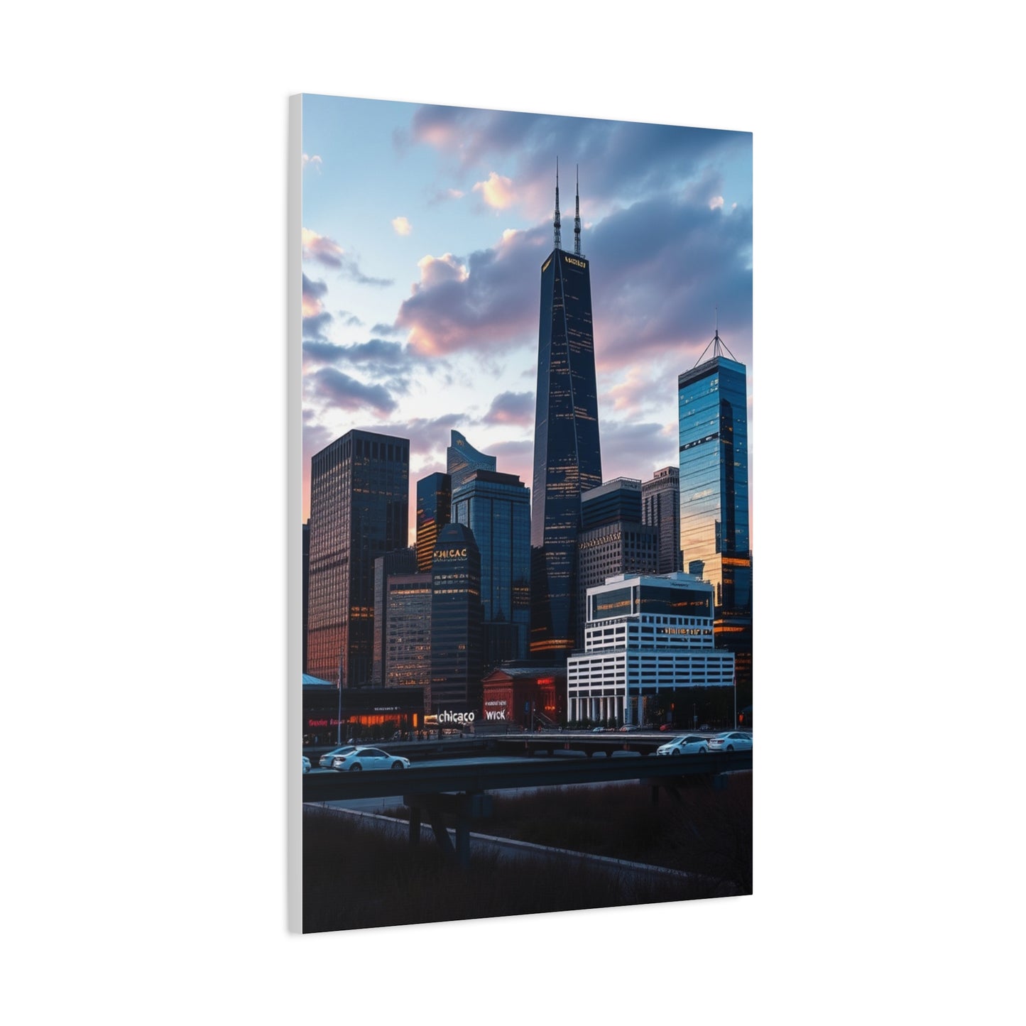 Chicago Skylines Art Supreme Gallery Wall Art & Canvas Print