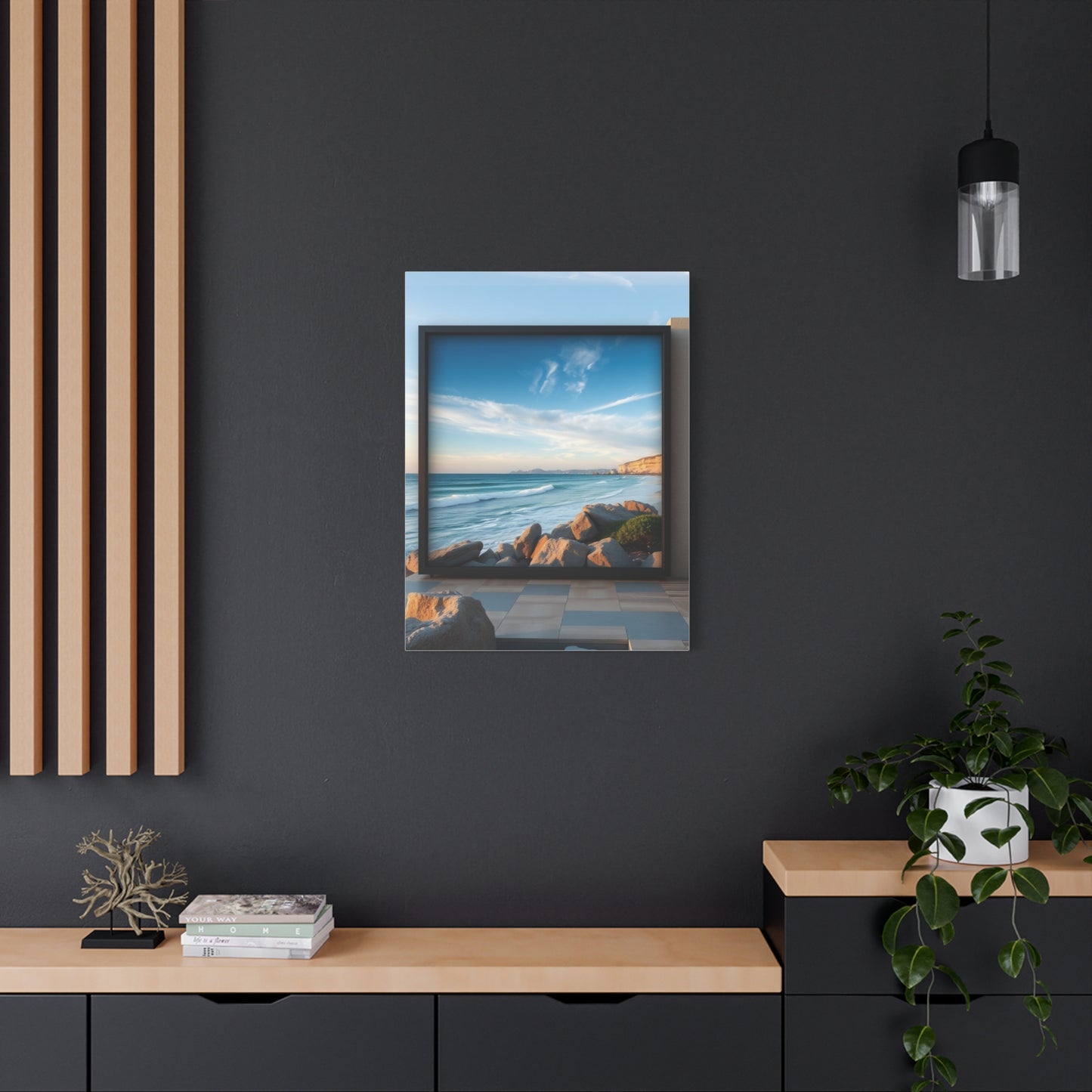 Blue Horizon Symphony Wall Art & Canvas Print