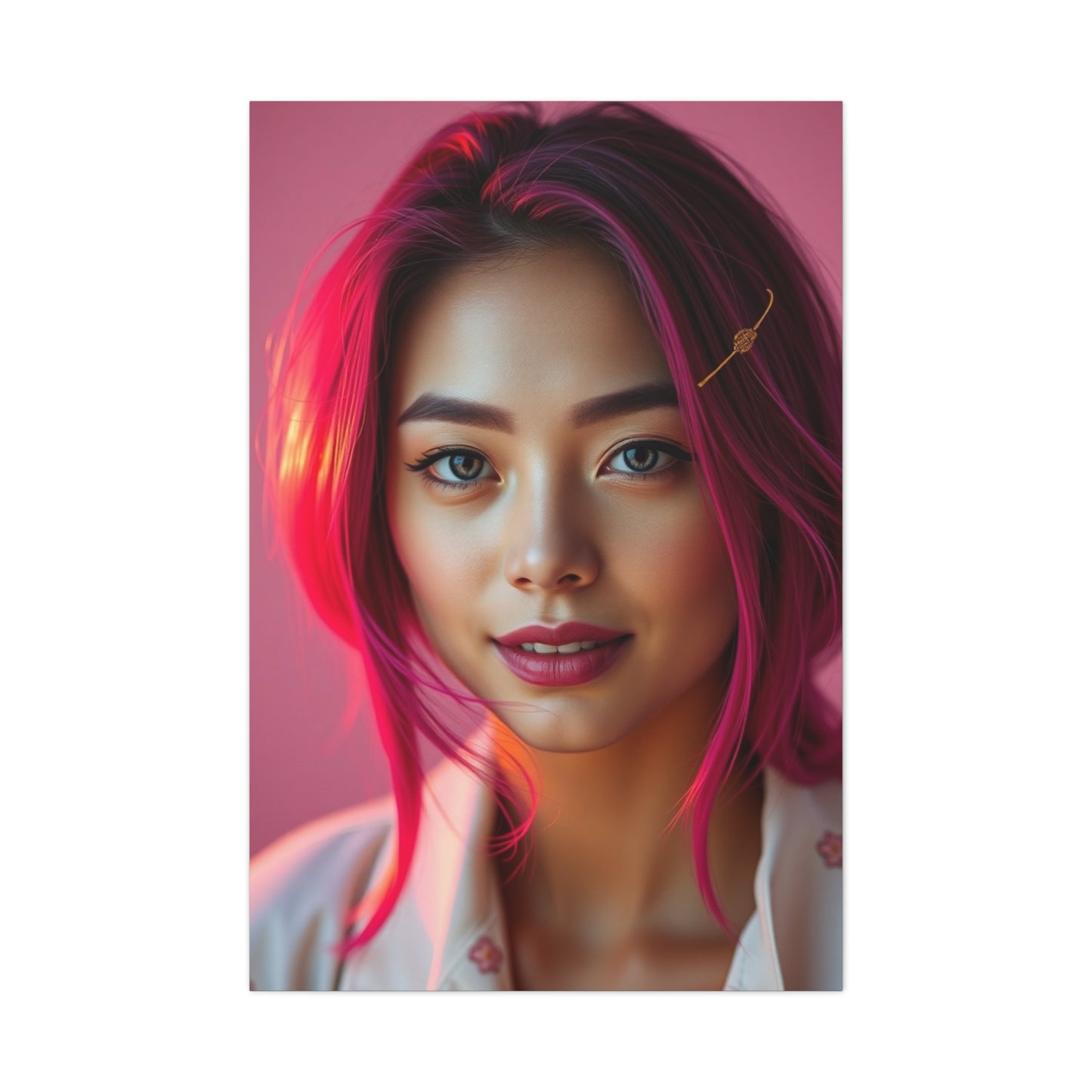 Vision Magenta Art Art Wall Art & Canvas Print