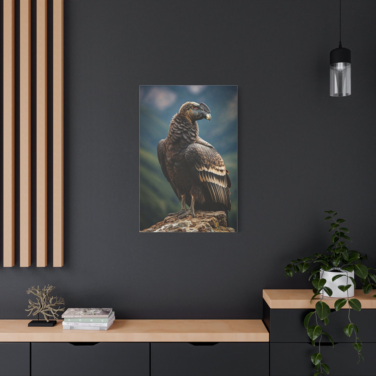 Andean Condor on Mountain Ledge Wall Art & Canvas Prints